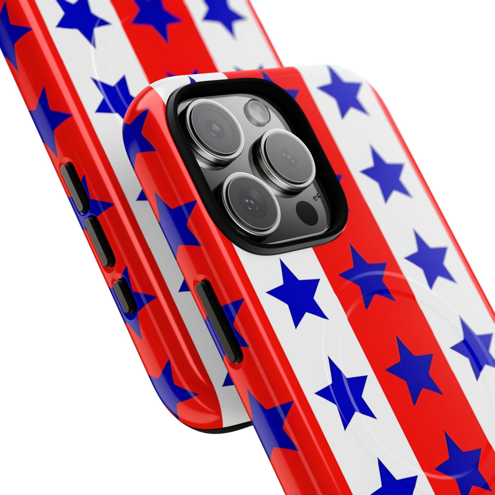 Patriotic American Flag Inspired Seamless iPhone 16 - Tough+