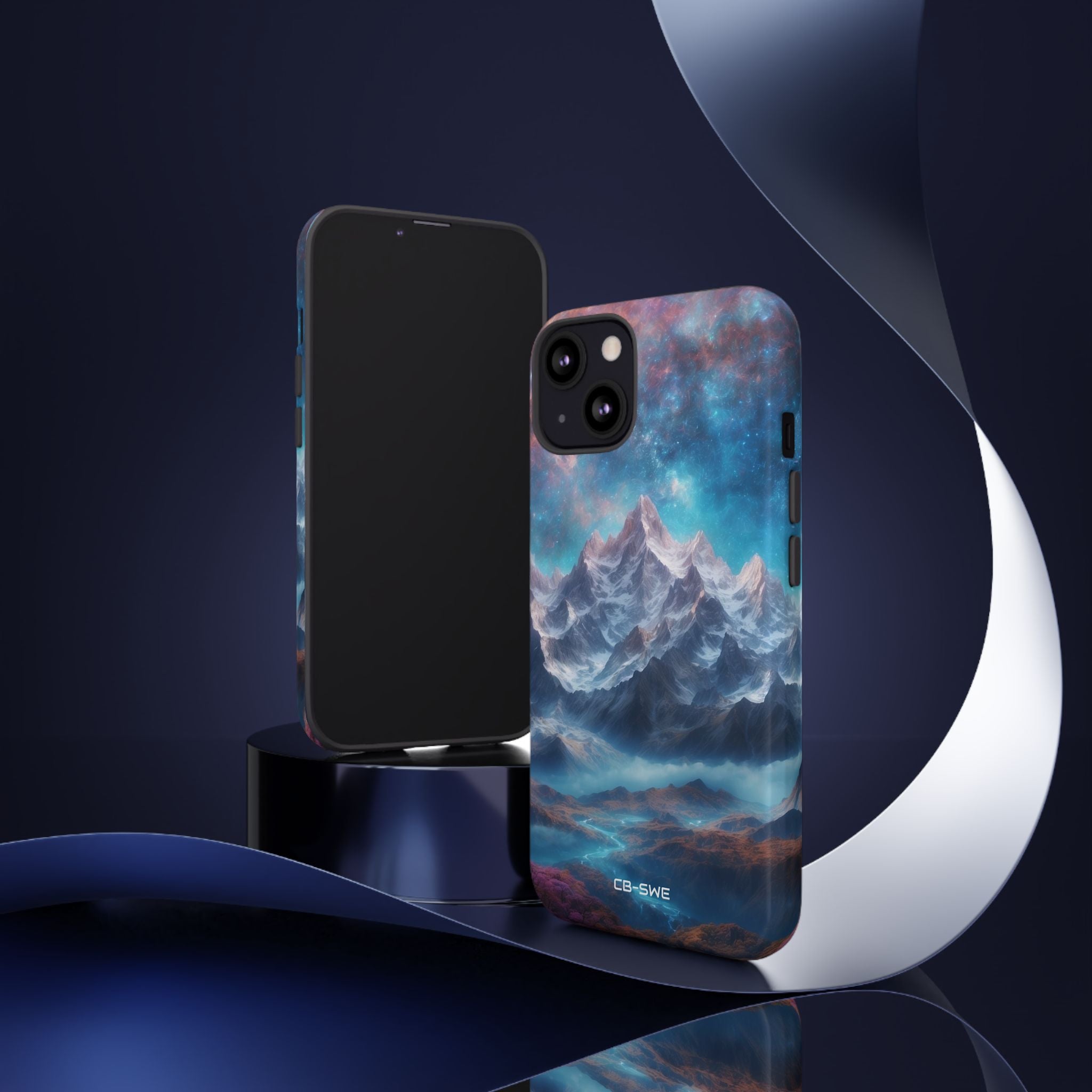 Celestial Mountains Rise - iPhone Case
