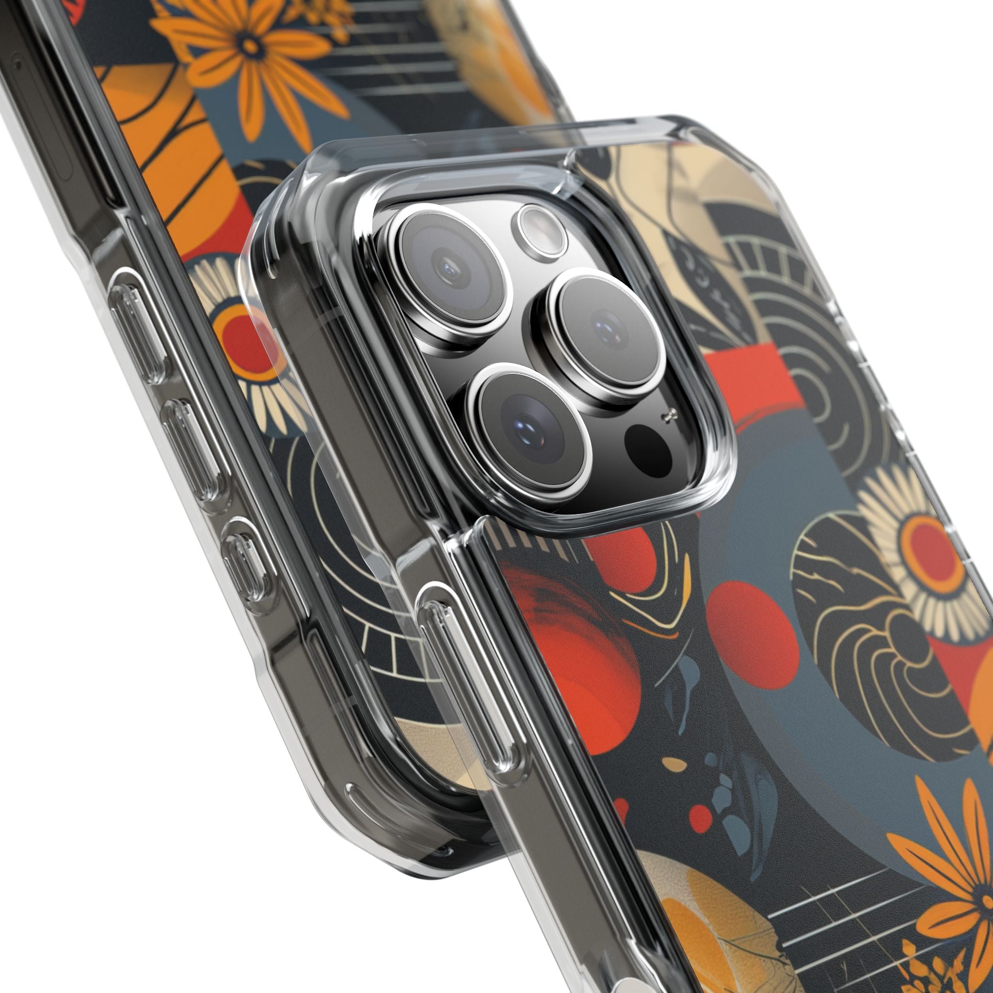 Fire Bloom Flow iPhone 16 - Impact Clear+