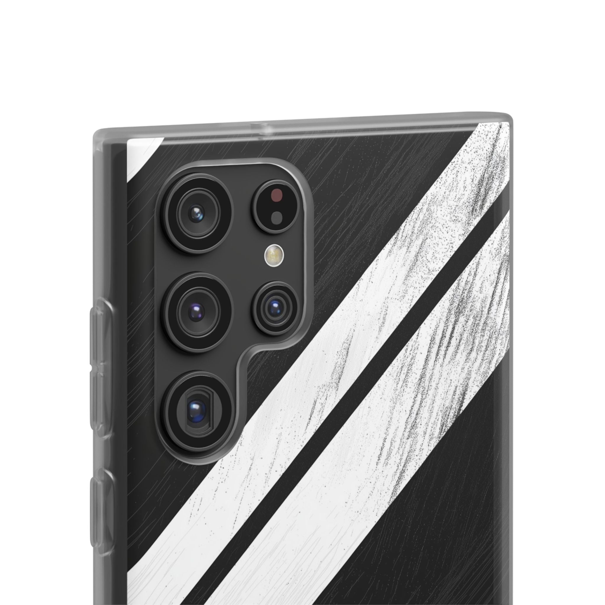 Distressed Stripe Motion Samsung S22 Ultra Case - Soft