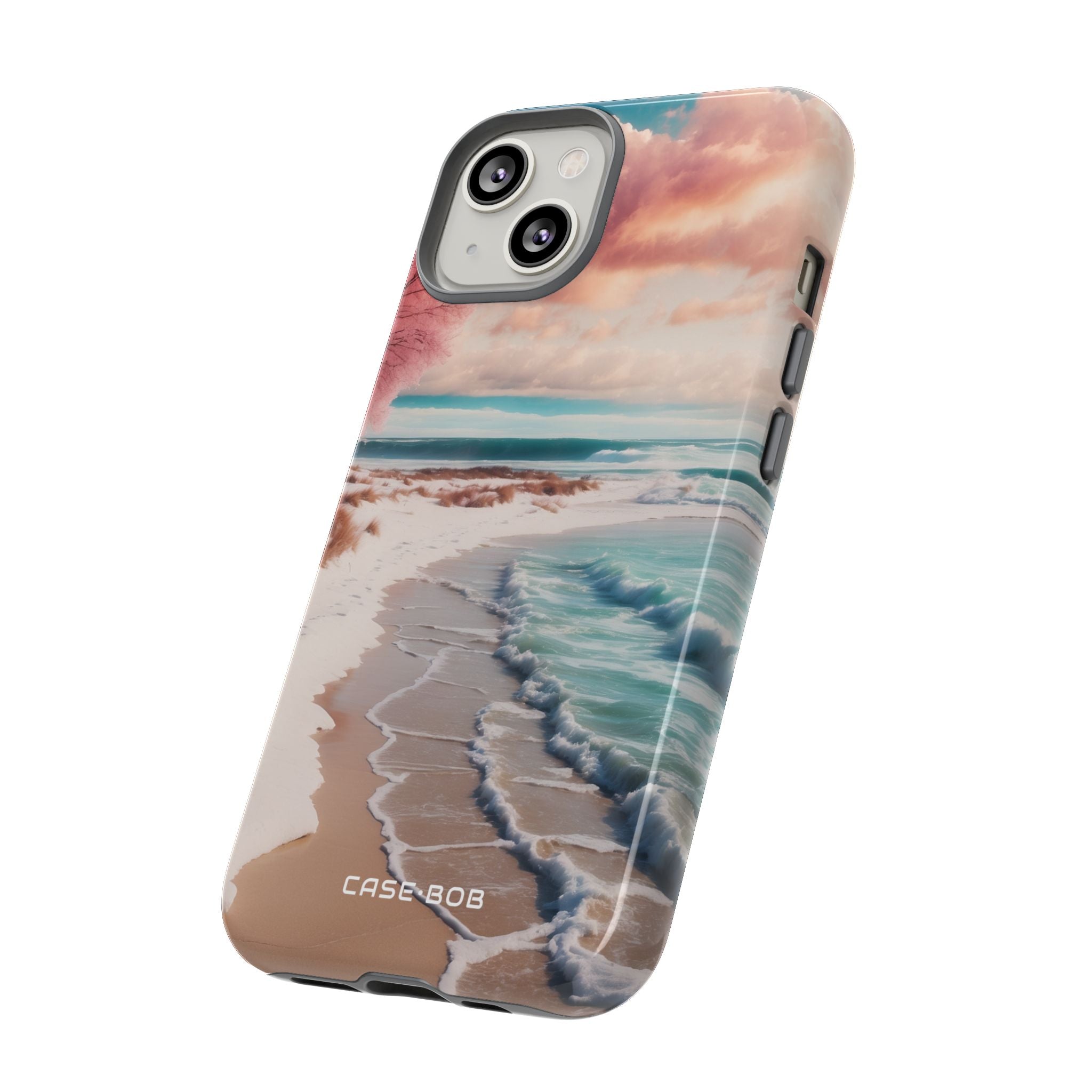 Pink Tree Breeze iPhone 14 Case - Tough