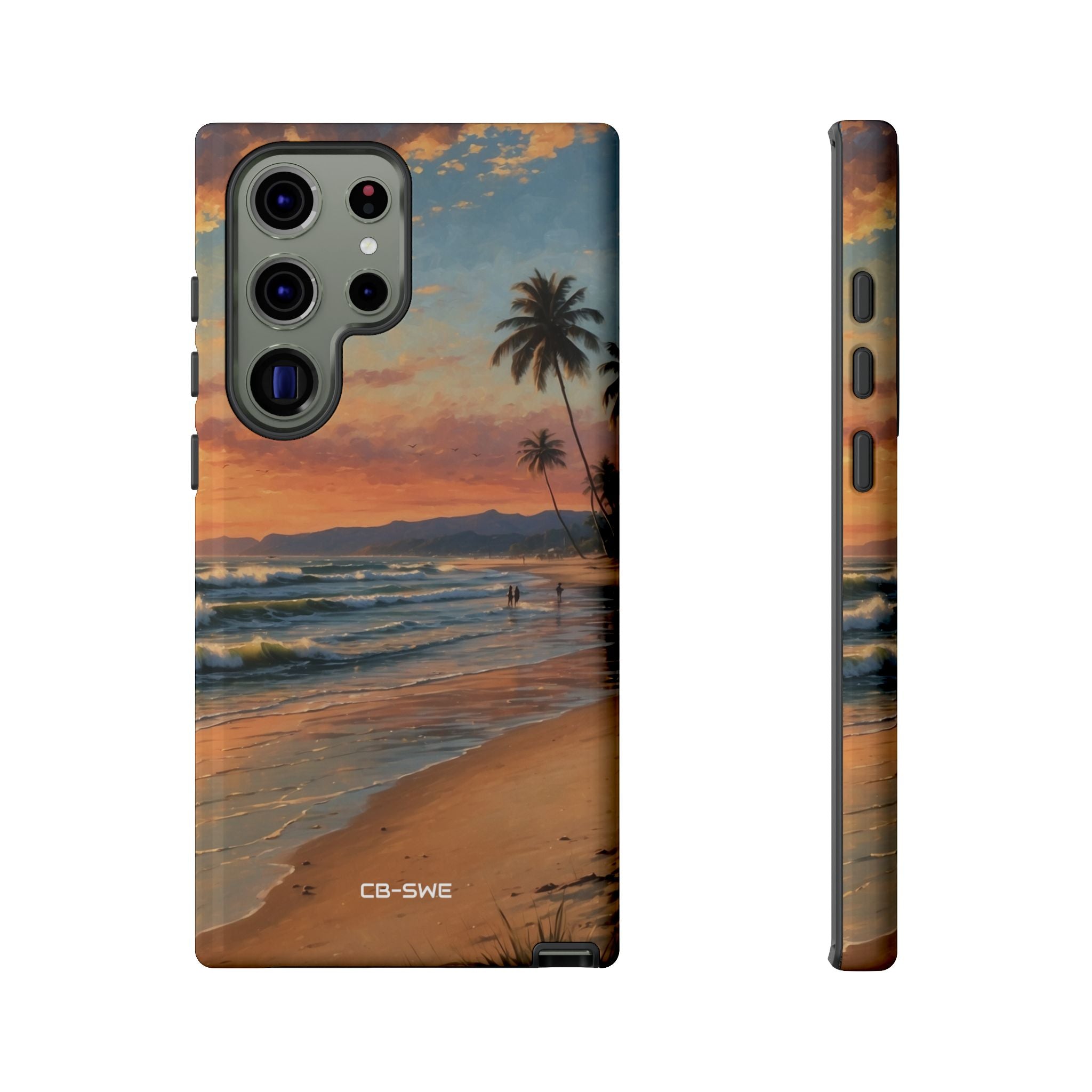 Golden Waves Embrace - Samsung Case