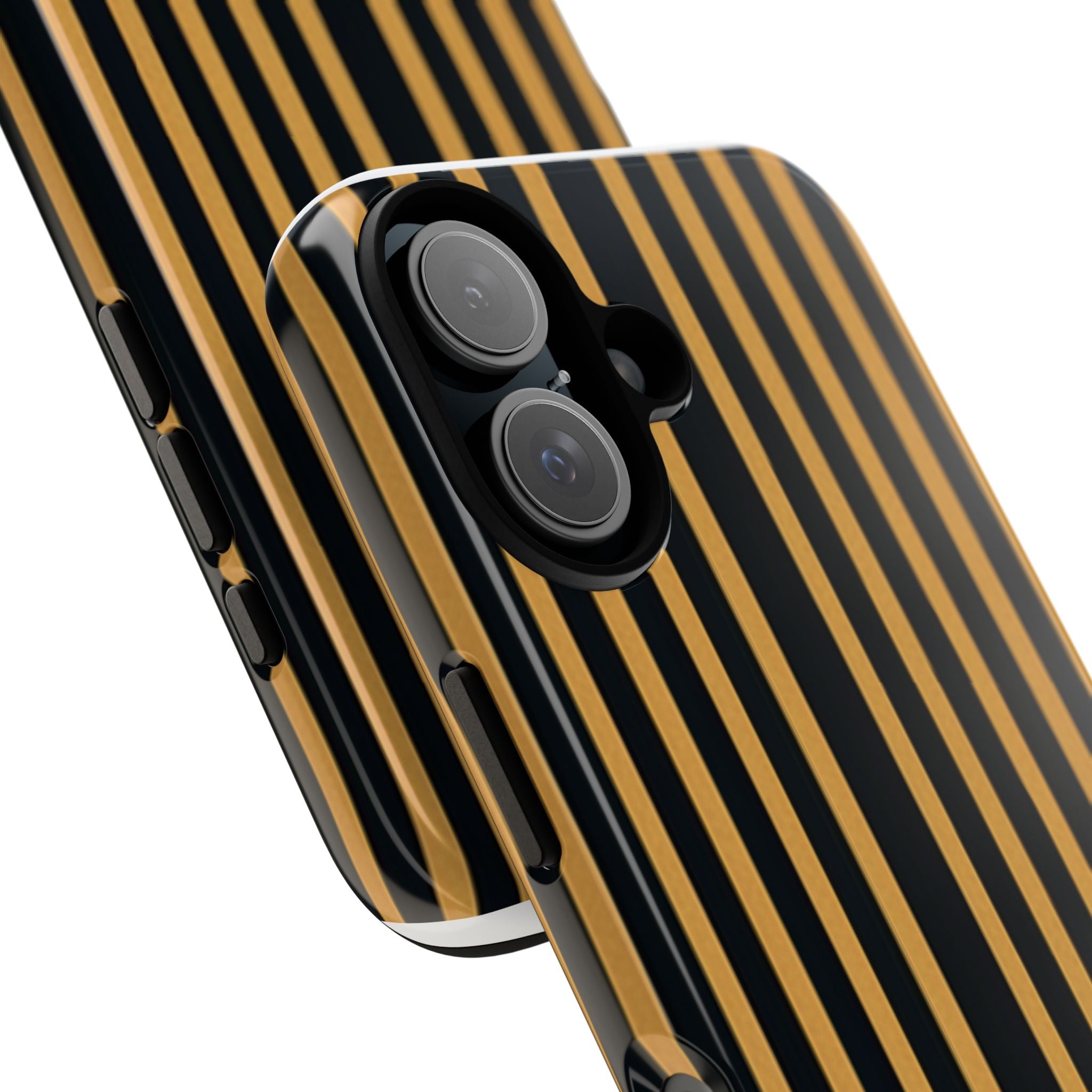 Golden Stripes iPhone 16 Pro Case - Tough