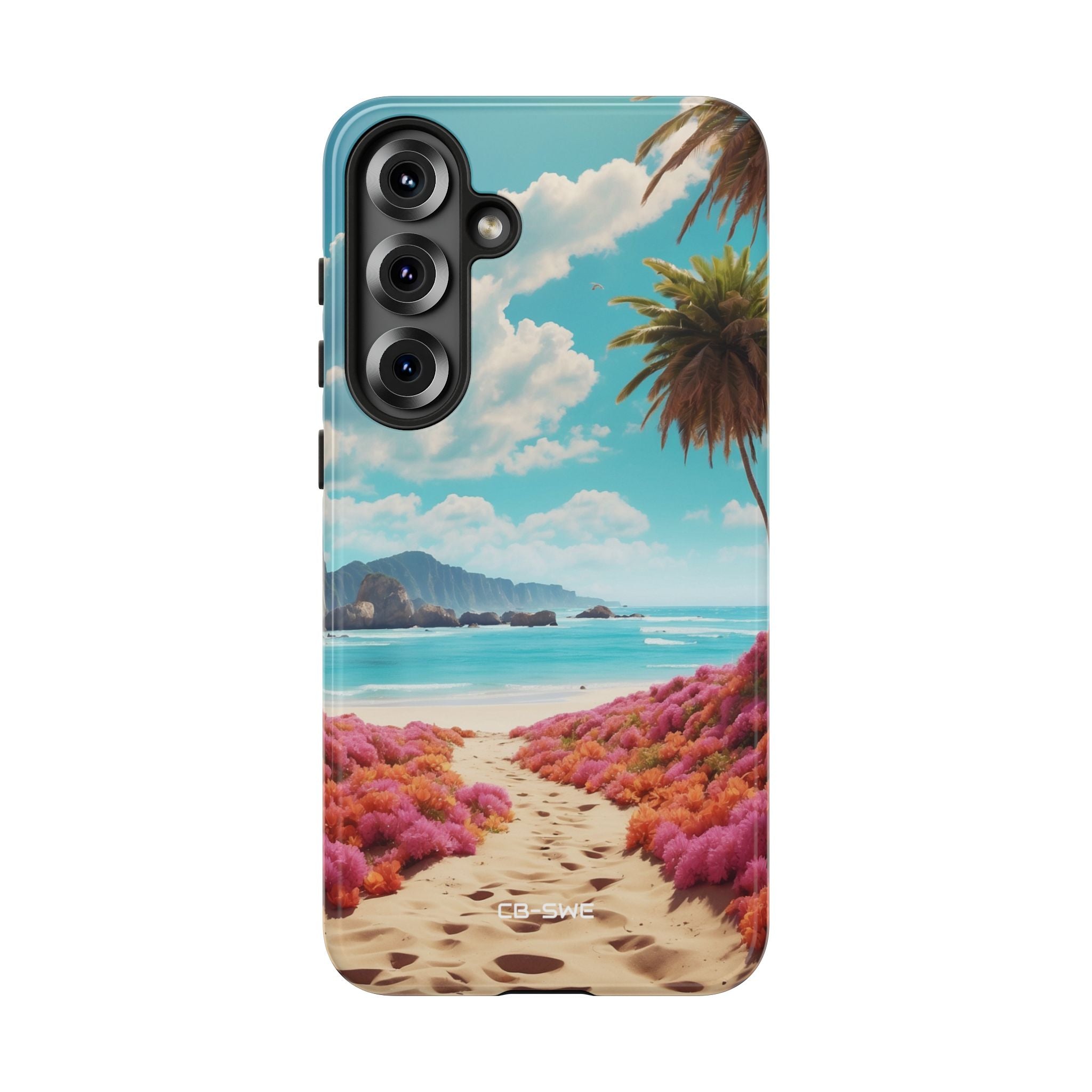 Tropical Flowers Frame - Samsung Case