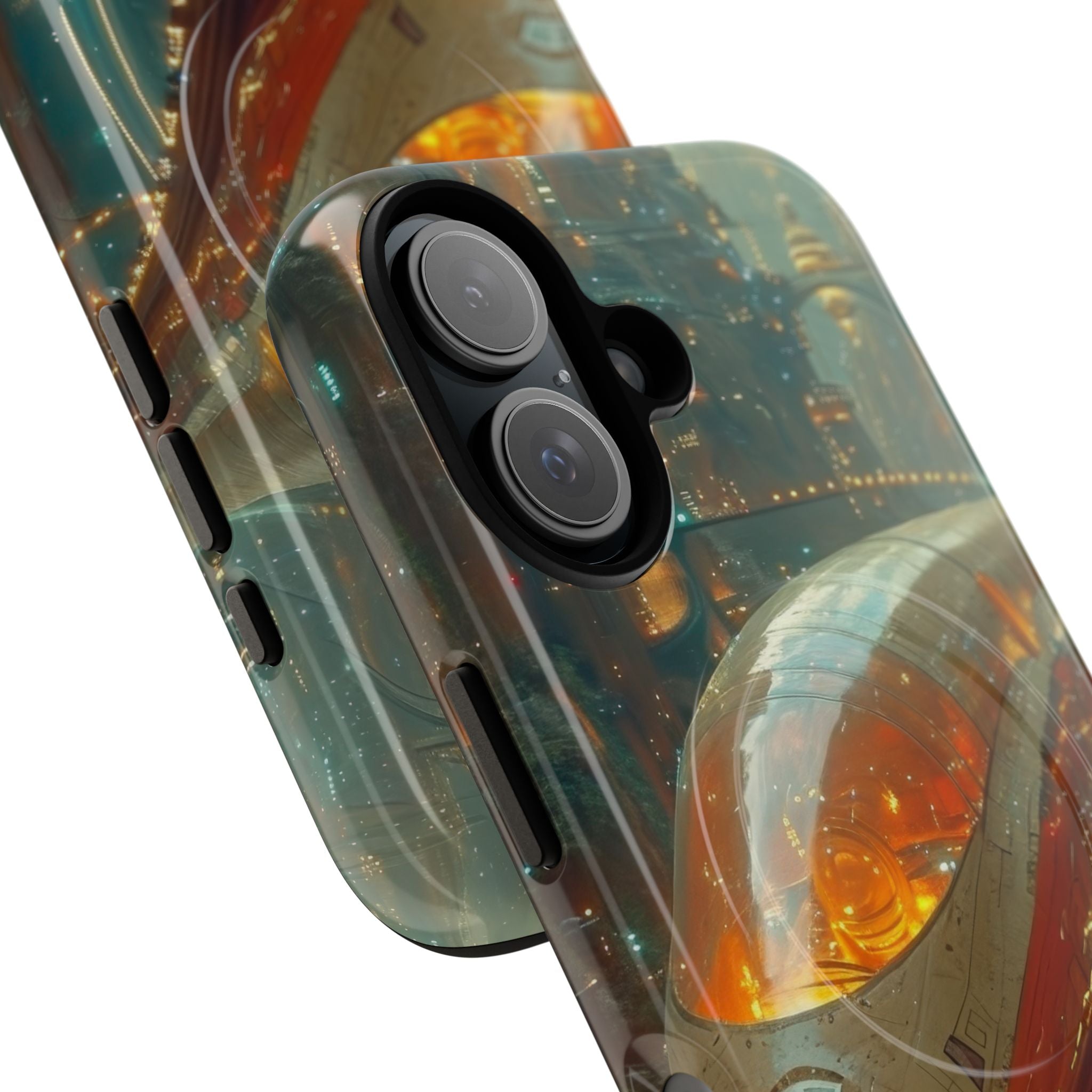 Futuristic Train Odyssey iPhone 16 - Tough+