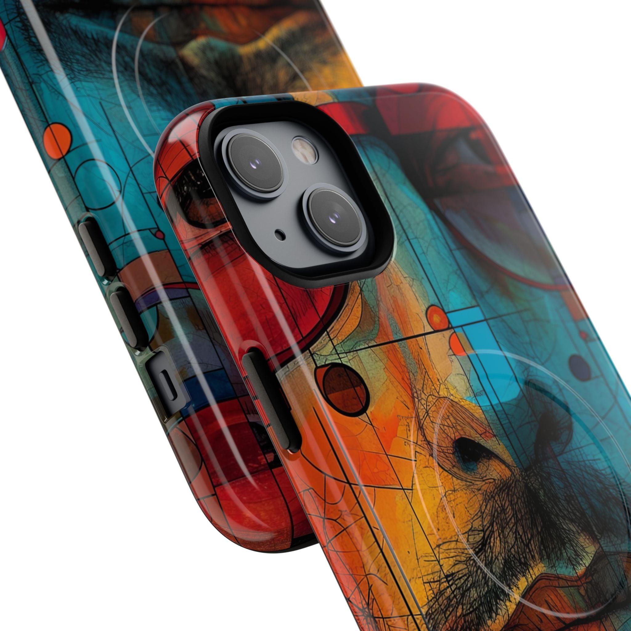 Cubist Glasses Face iPhone 14 - Tough+