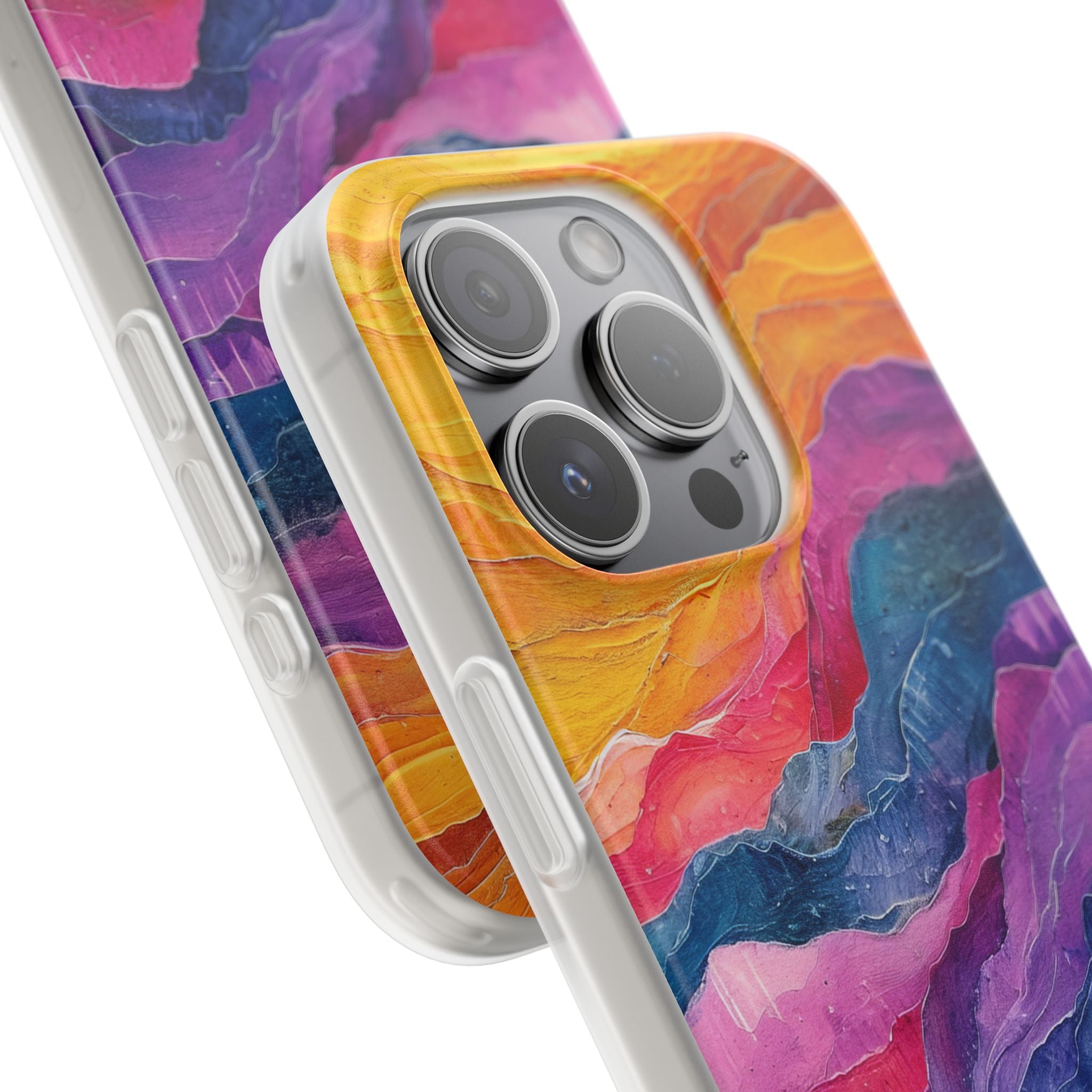 Vibrant Flow iPhone 15 Pro Case - Soft