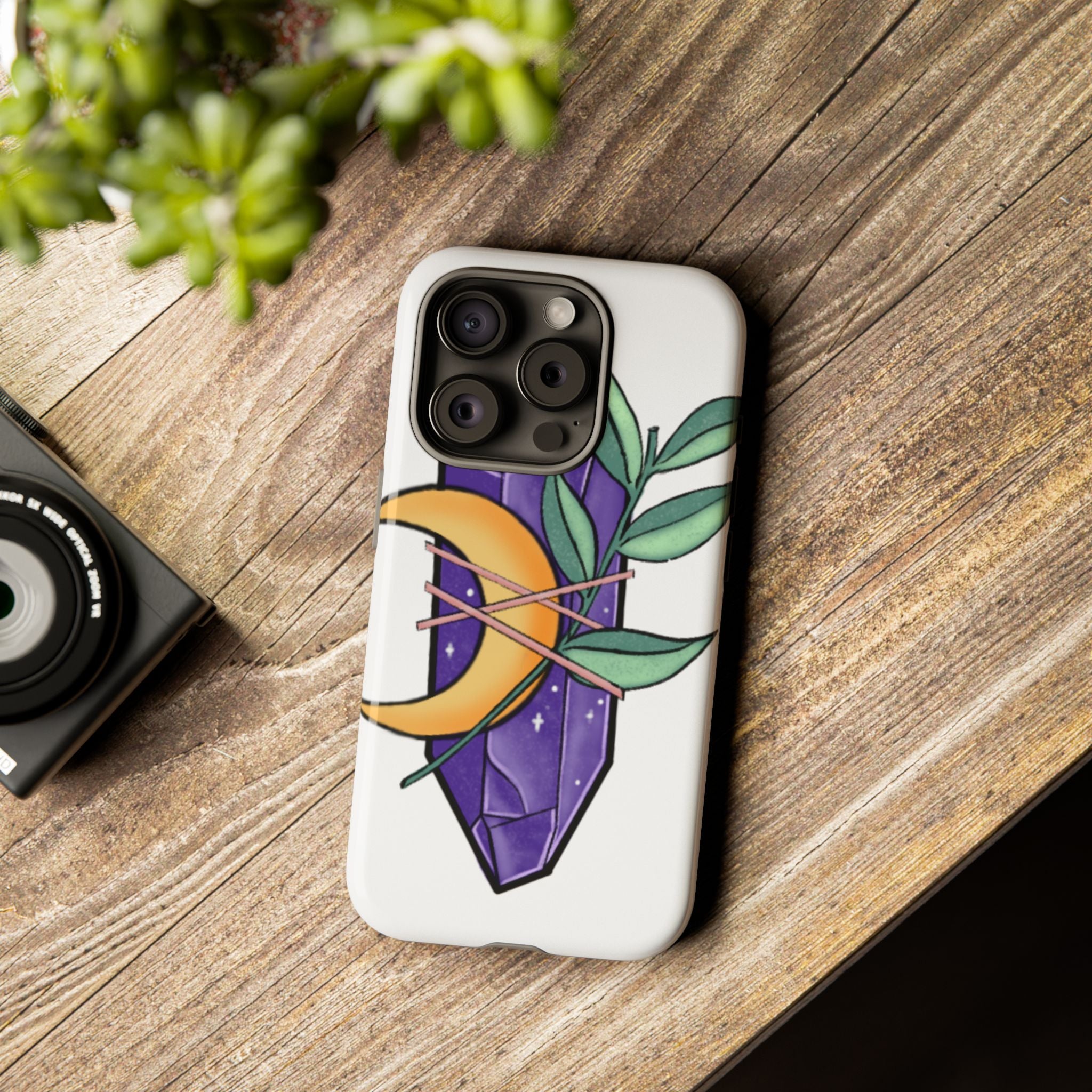 Mystical Moon Crystal - iPhone Case