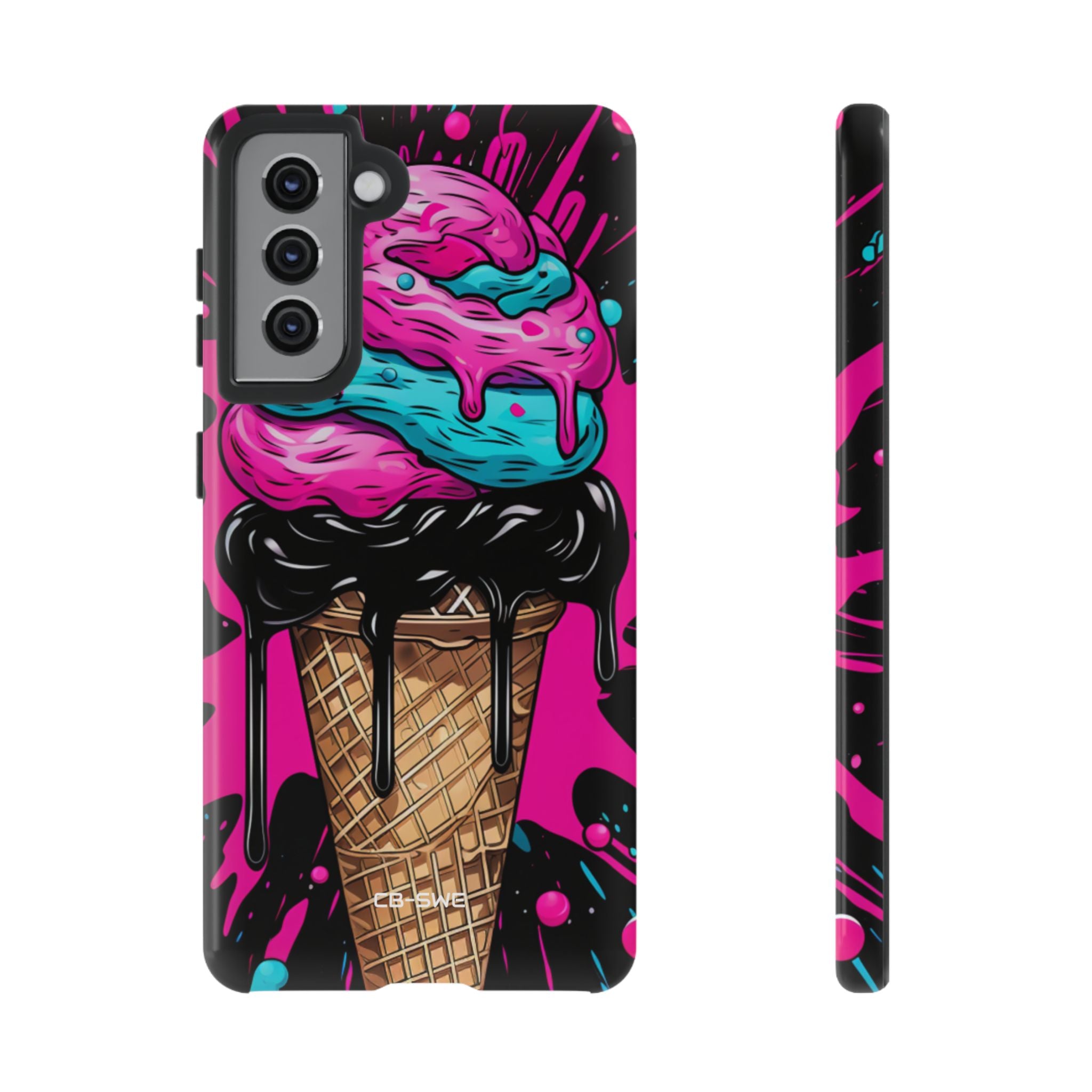 Neon Ice Cream Burst - Samsung Case