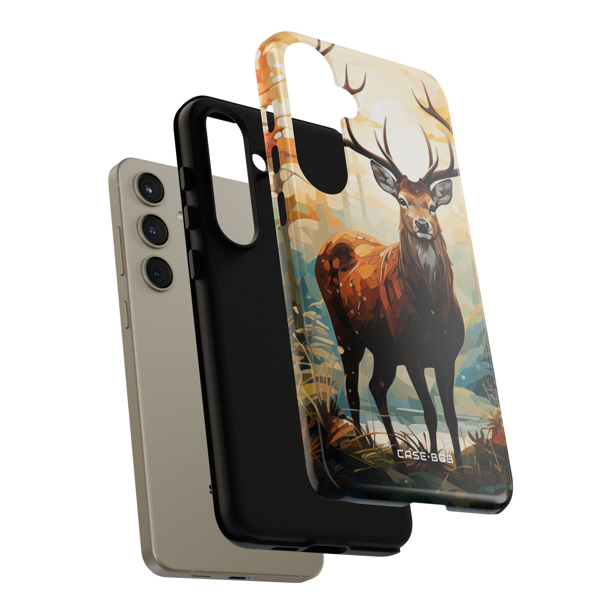 Glowing Stag Samsung S24 Plus Case - Tough