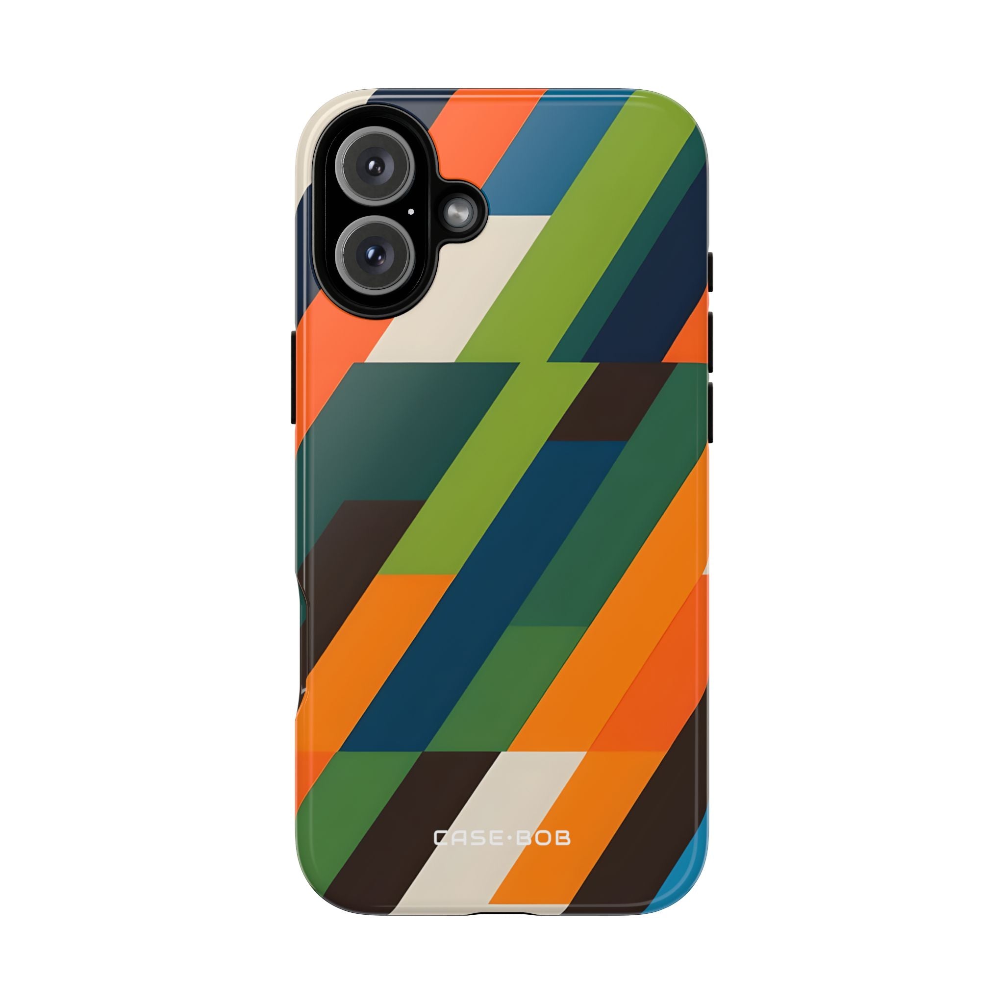 Diagonal Blaze iPhone 16 Plus Case - Tough