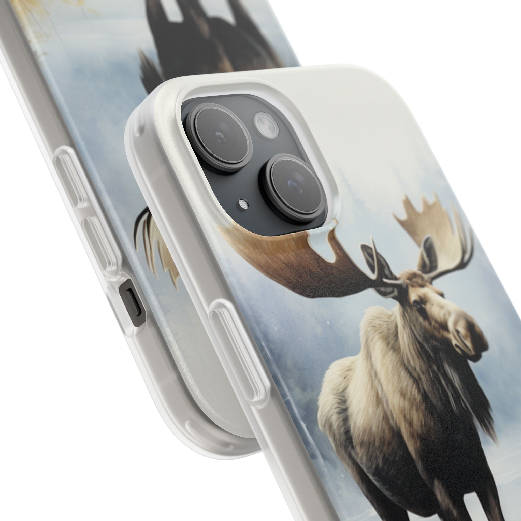 Moose Reflection iPhone 15 Case - Soft