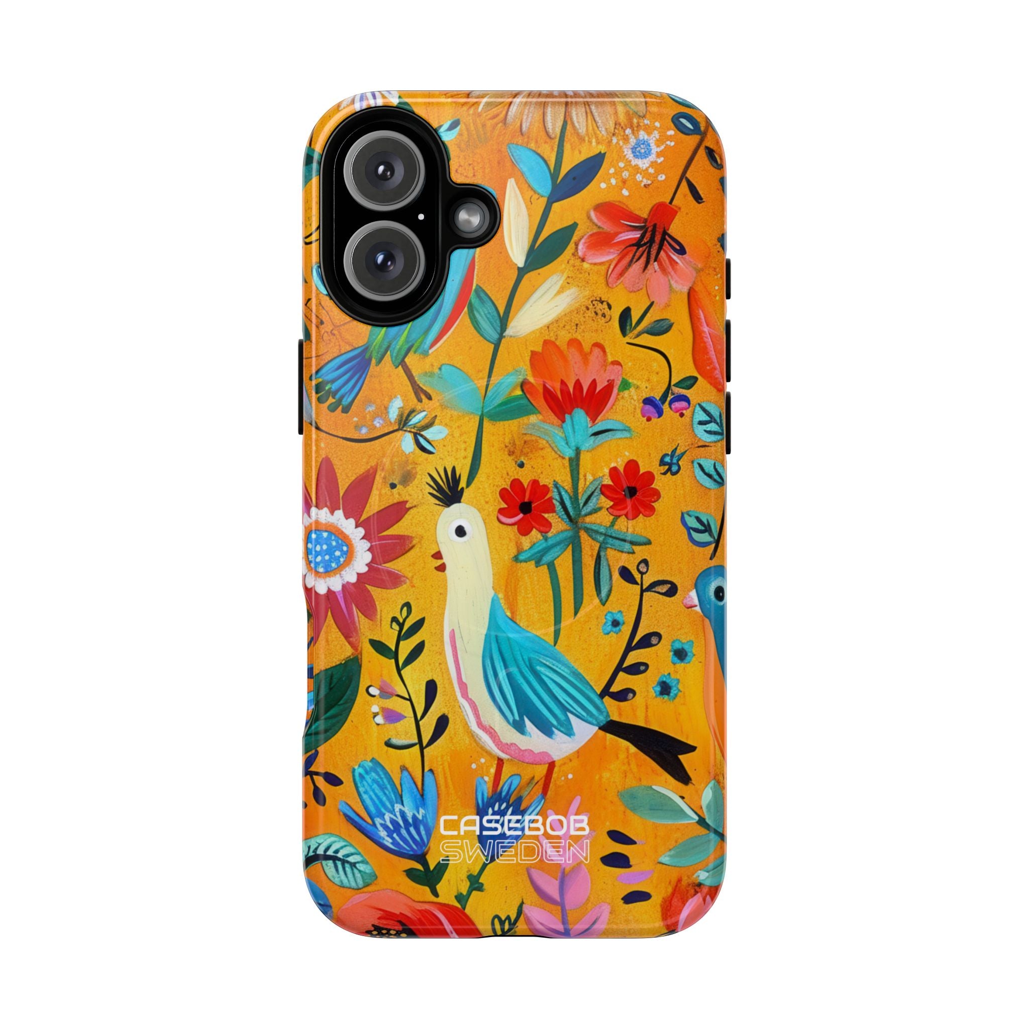 Whimsical Birds Garden iPhone 16 - Tough+