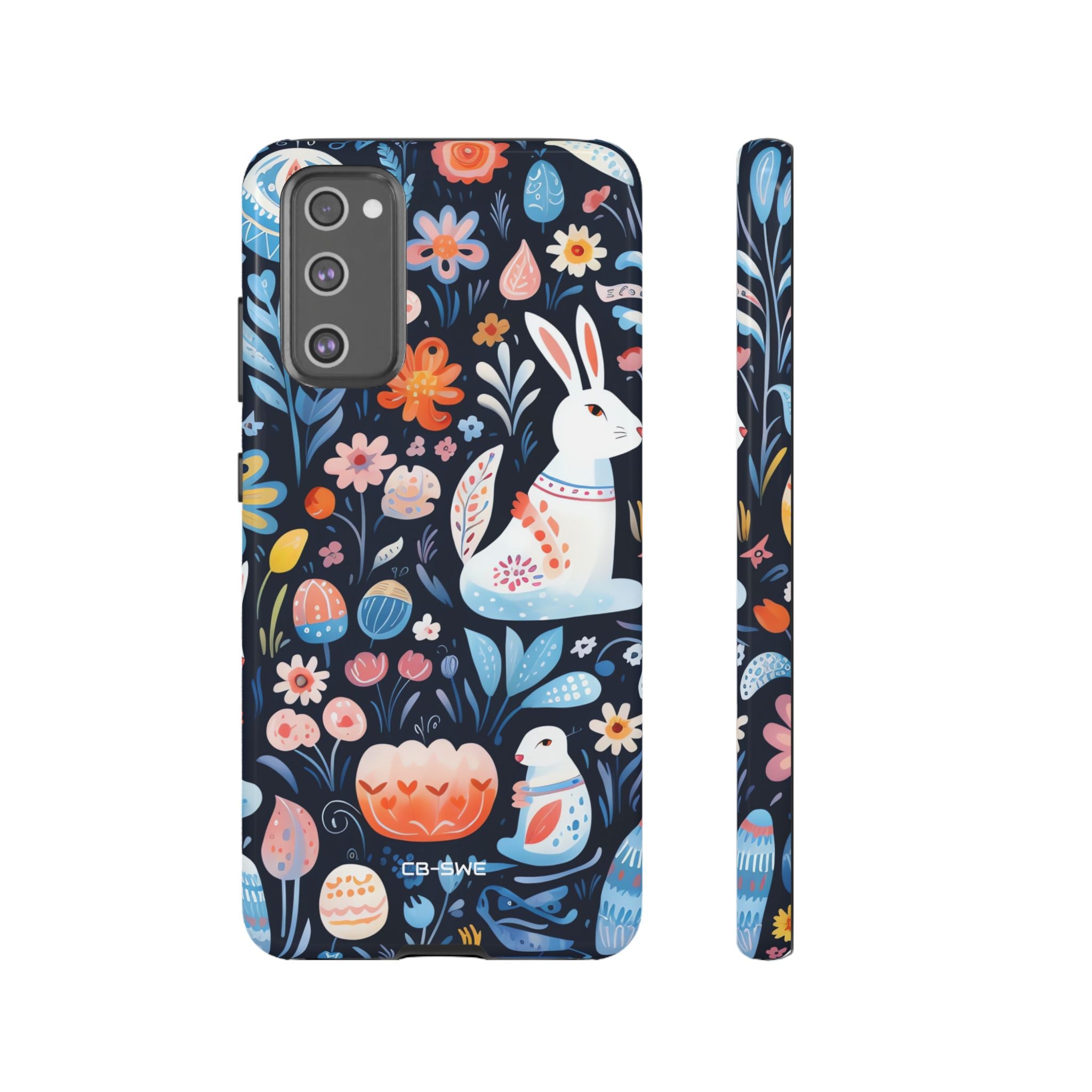 Bunnies Play Among Flowers - Samsung Case
