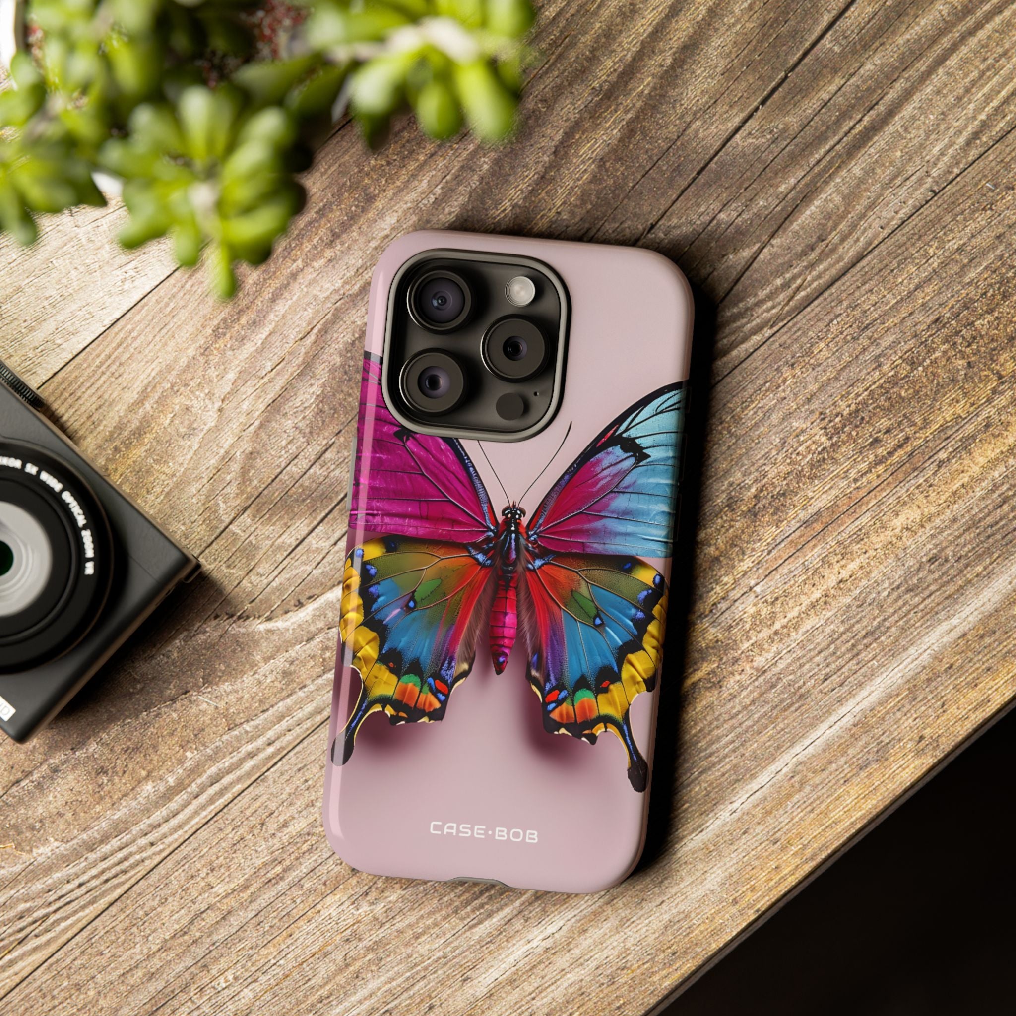 Vivid Butterfly iPhone 15 Pro Case - Tough
