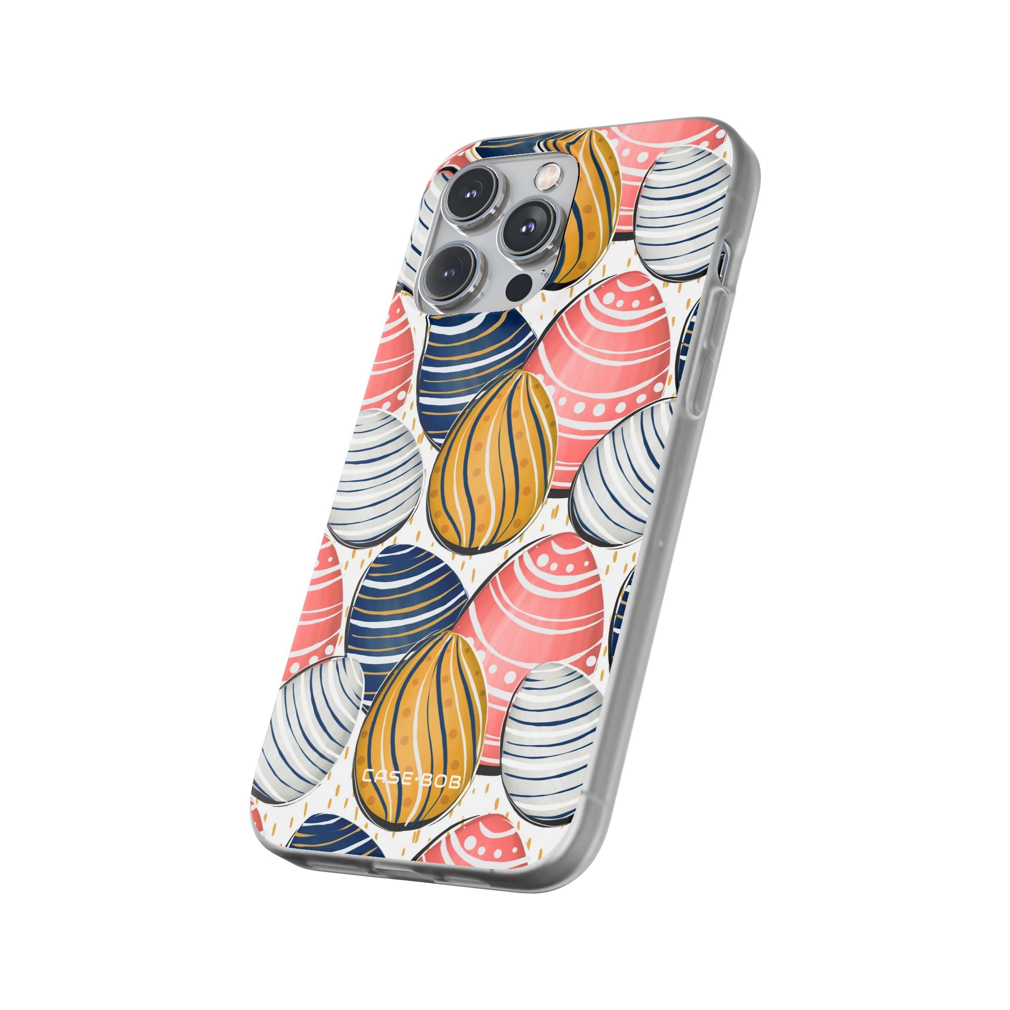 Pastel Eggs iPhone 14 Pro Max Case - Soft