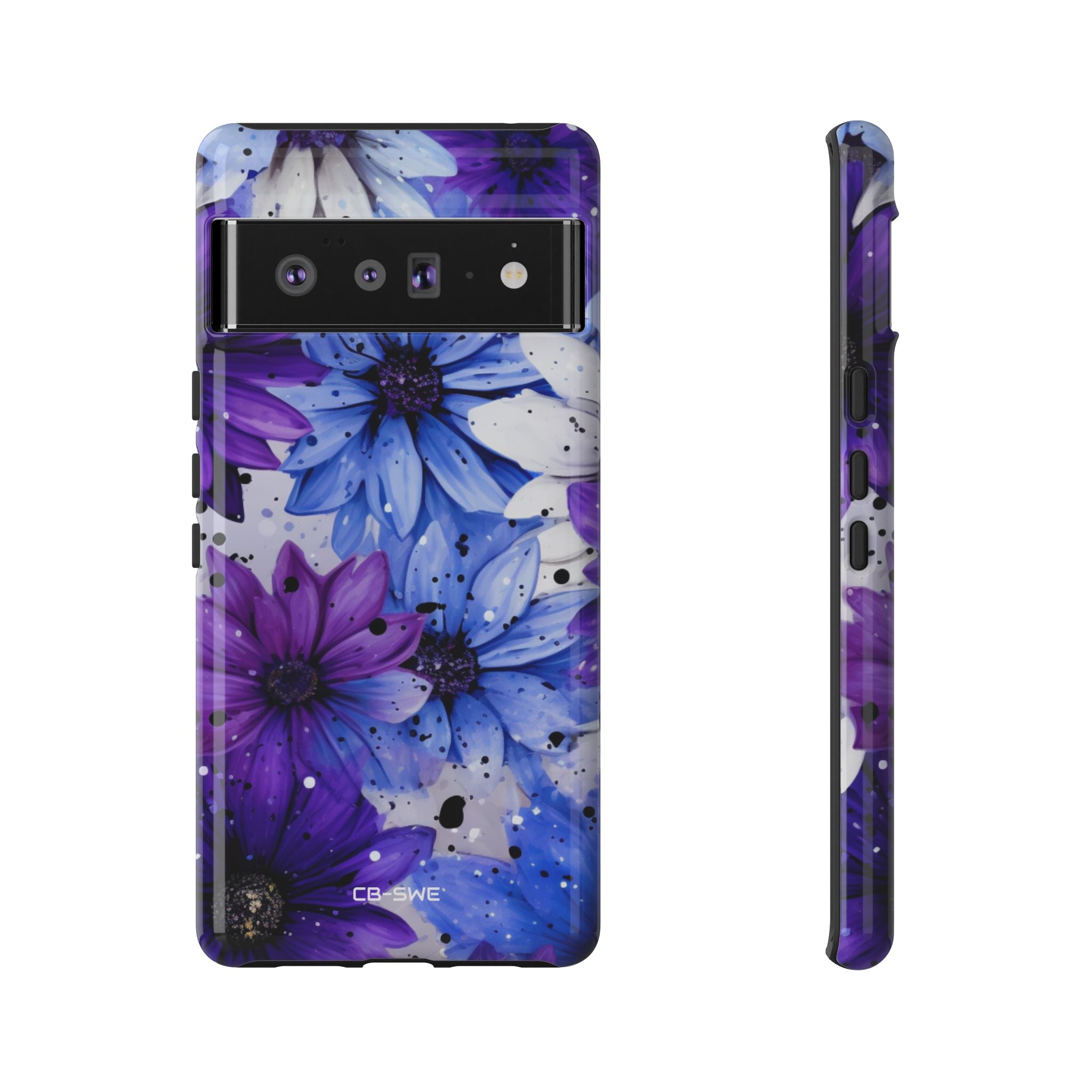 Vivid Splattered Blooms - Google Pixel Case