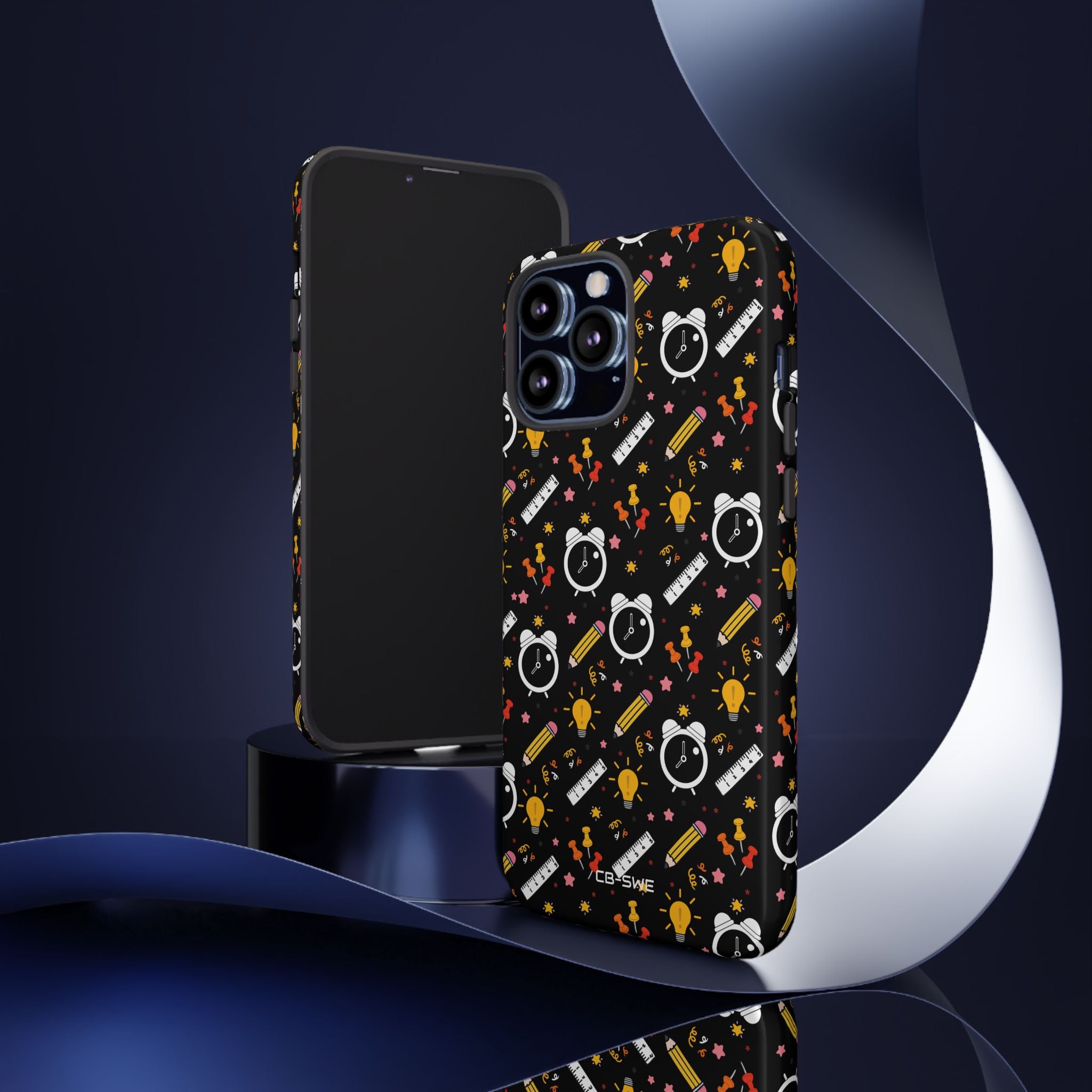 Bright Pencils Twirl - iPhone Case
