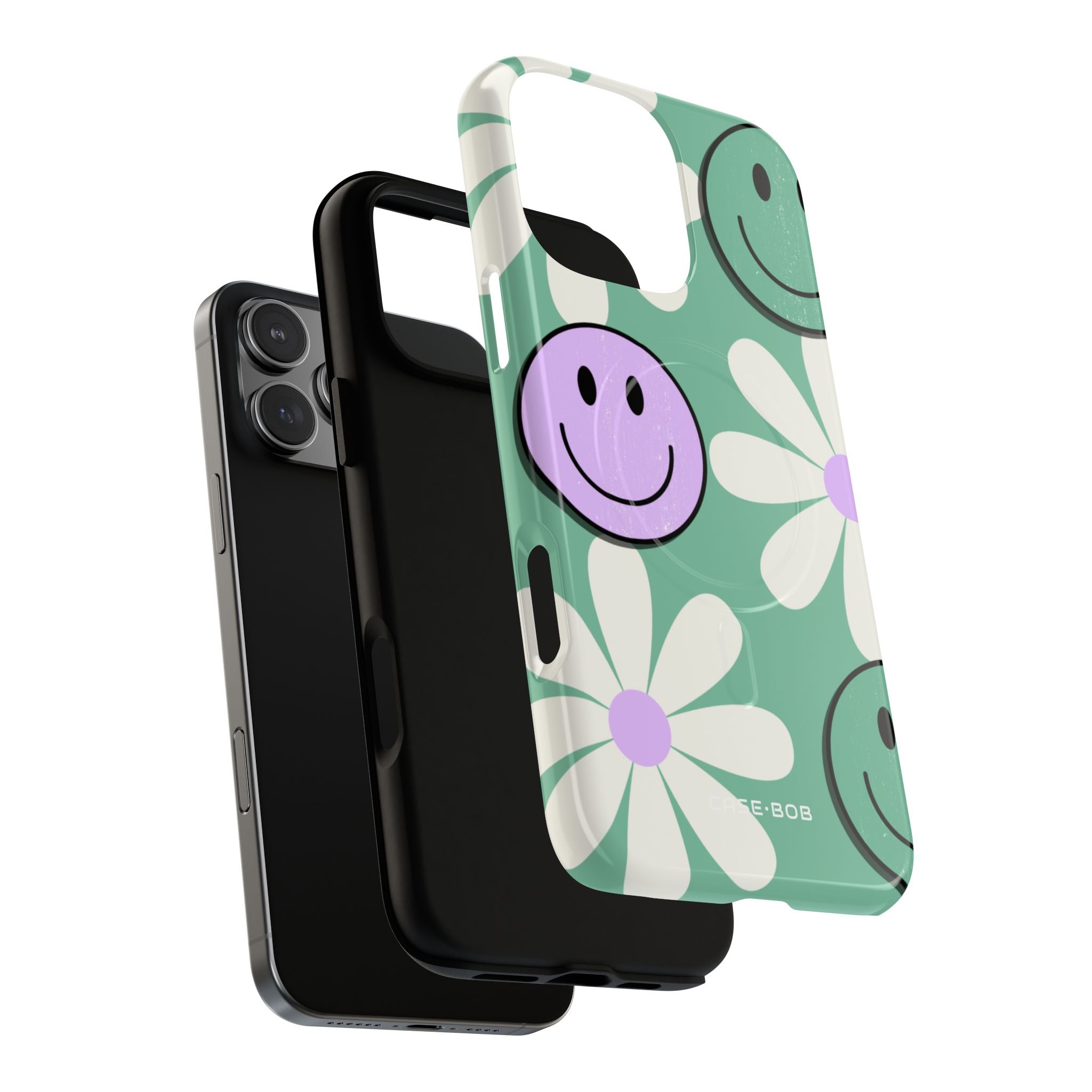 Smiley Daisy Glow iPhone 16 Pro Max Case - Tough+