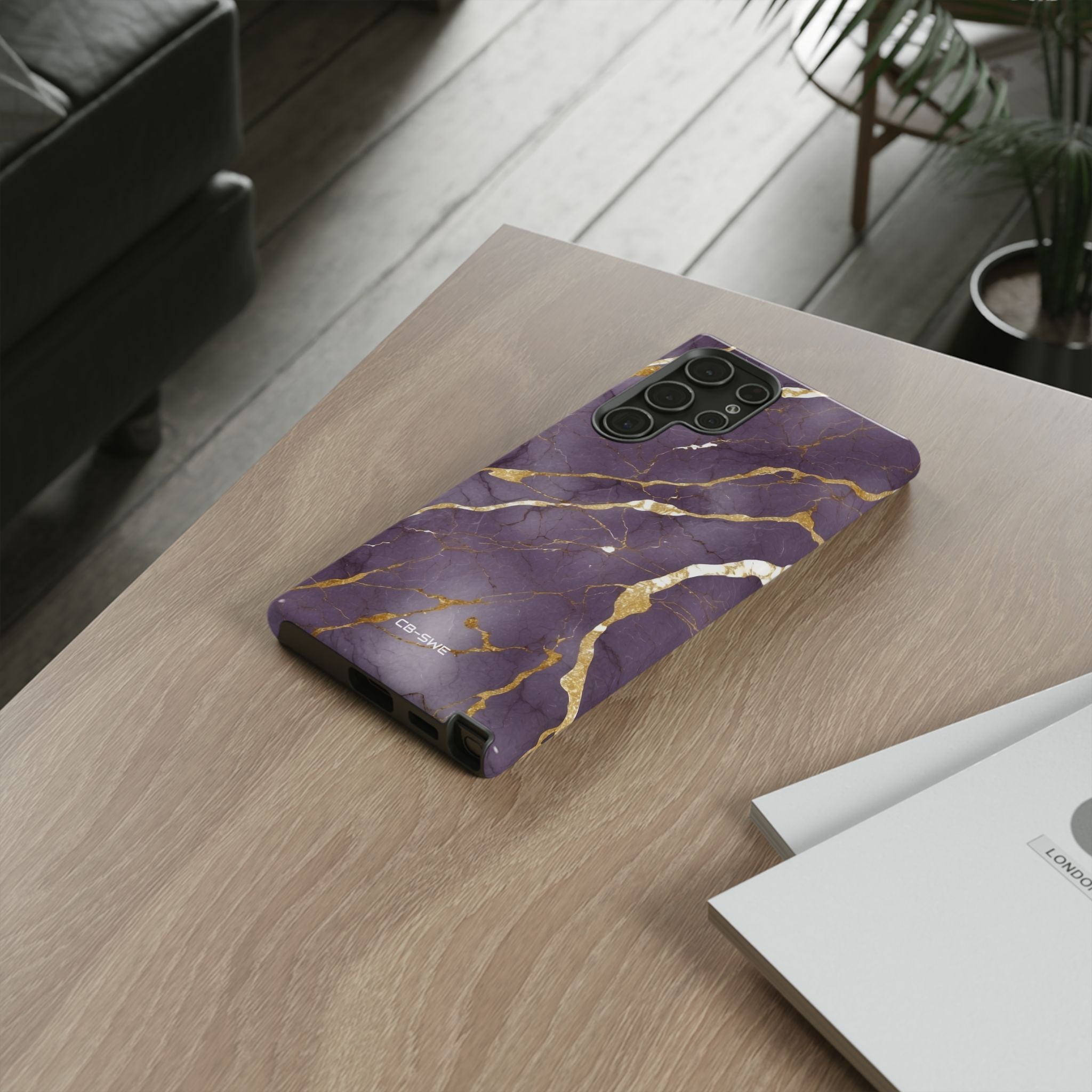 Golden Veins Flowing - Samsung Case