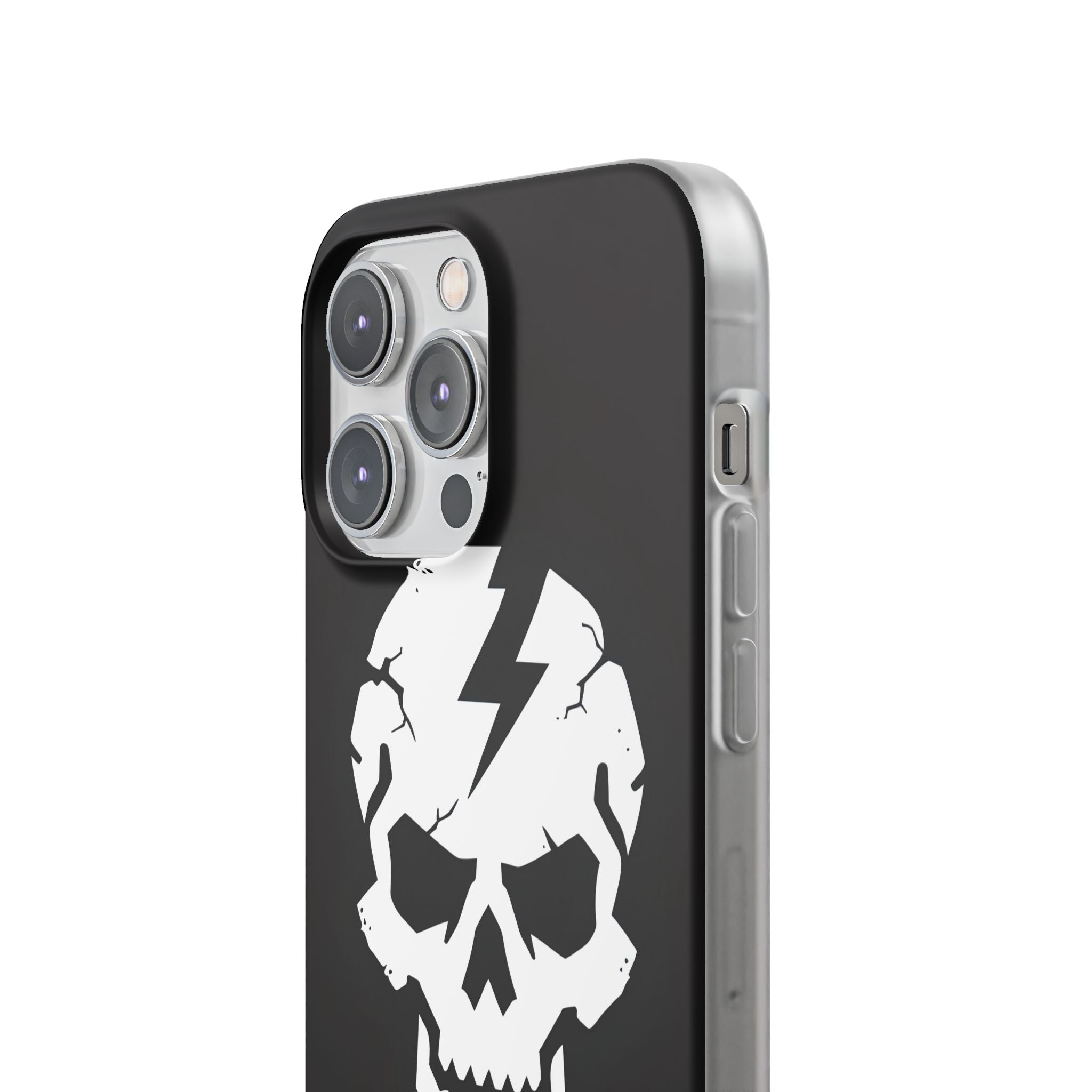 Lightning Skull iPhone 14 Pro Max Case - Soft
