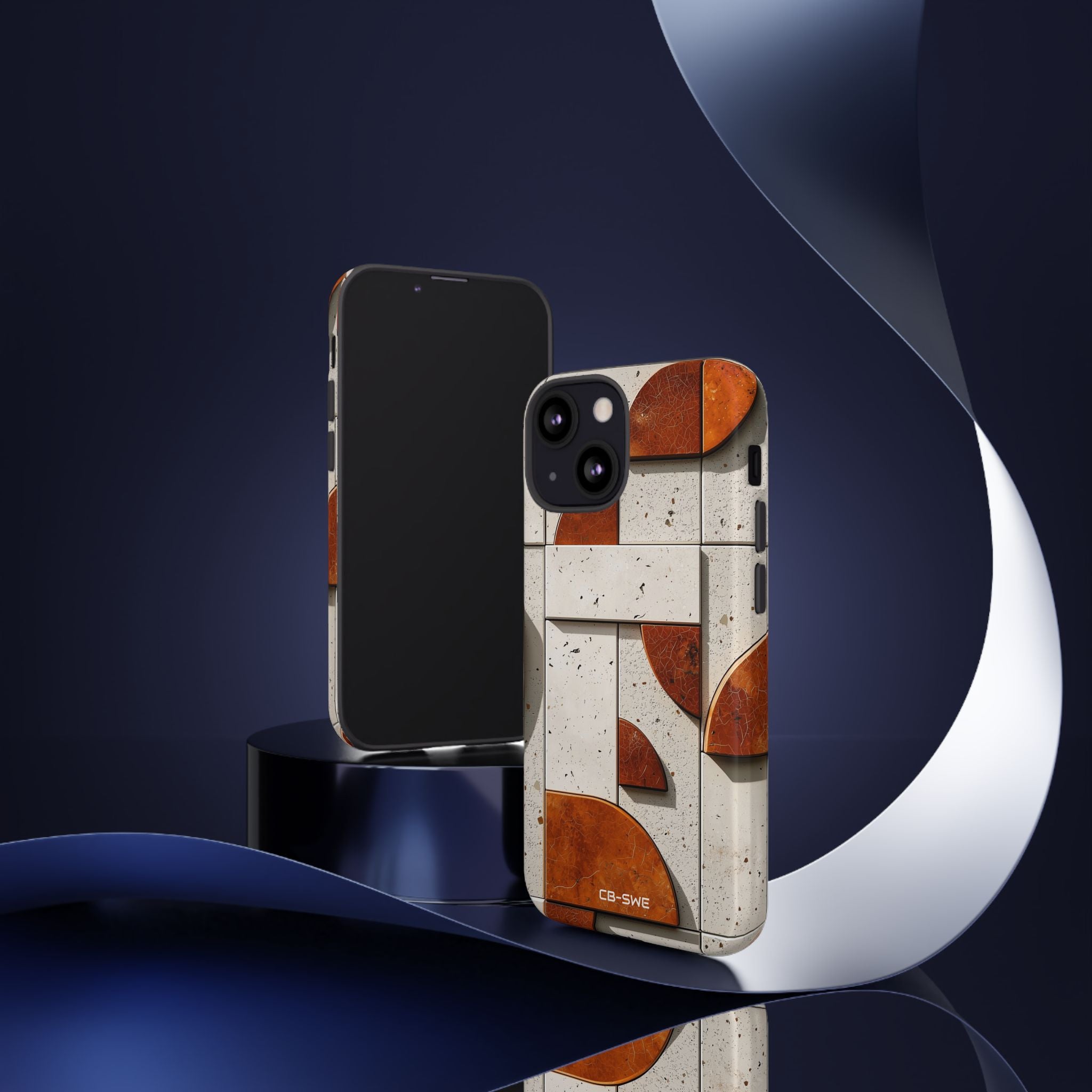 Textured Curves Emerge - iPhone Case