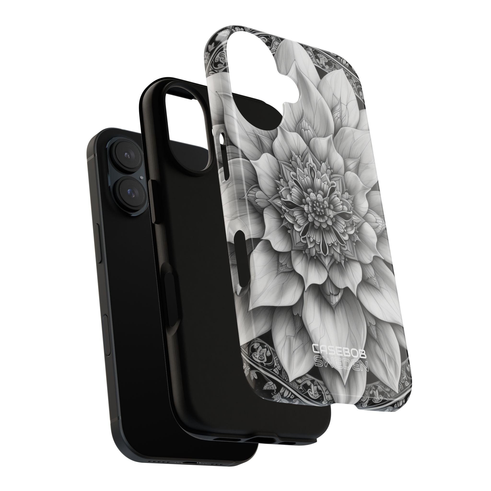 Cosmic Floral Mandala iPhone 16 - Tough