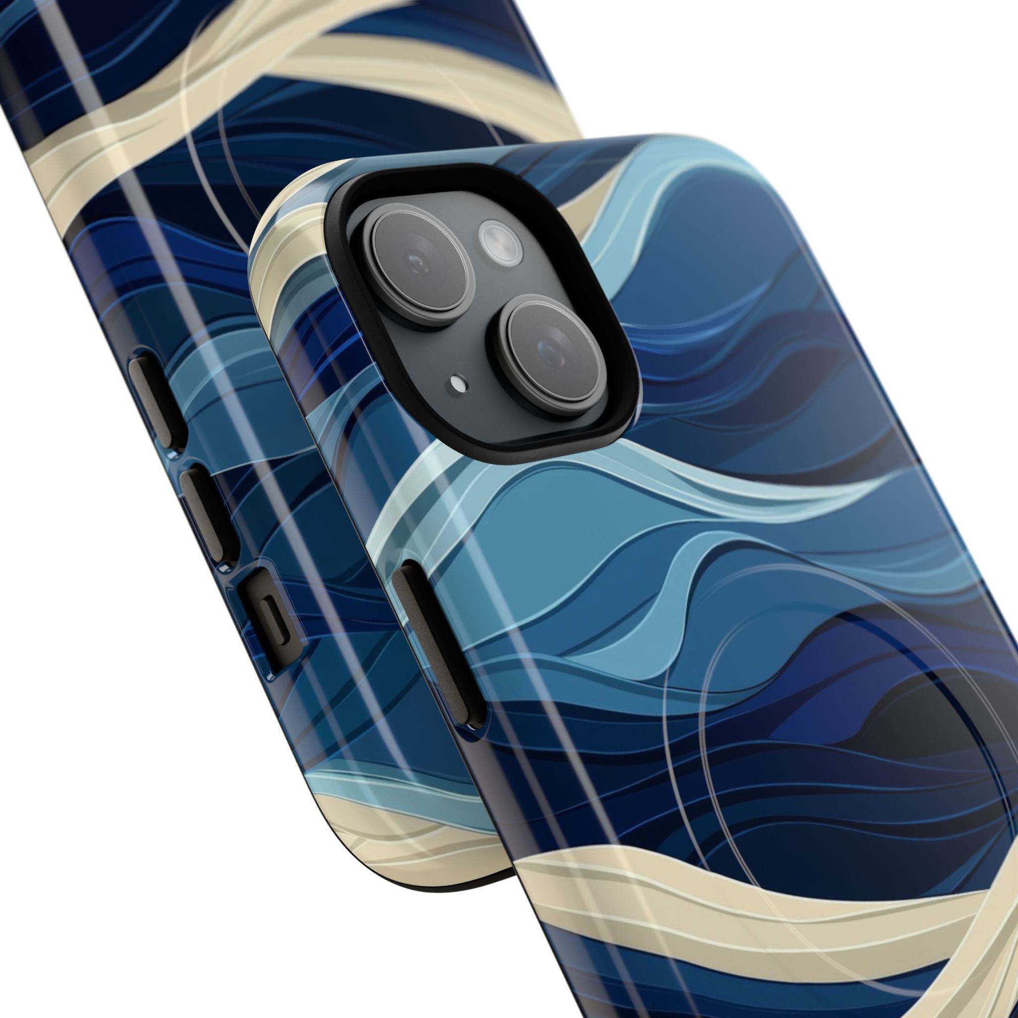 Ocean Rhythm iPhone 15 Plus Case - Tough+