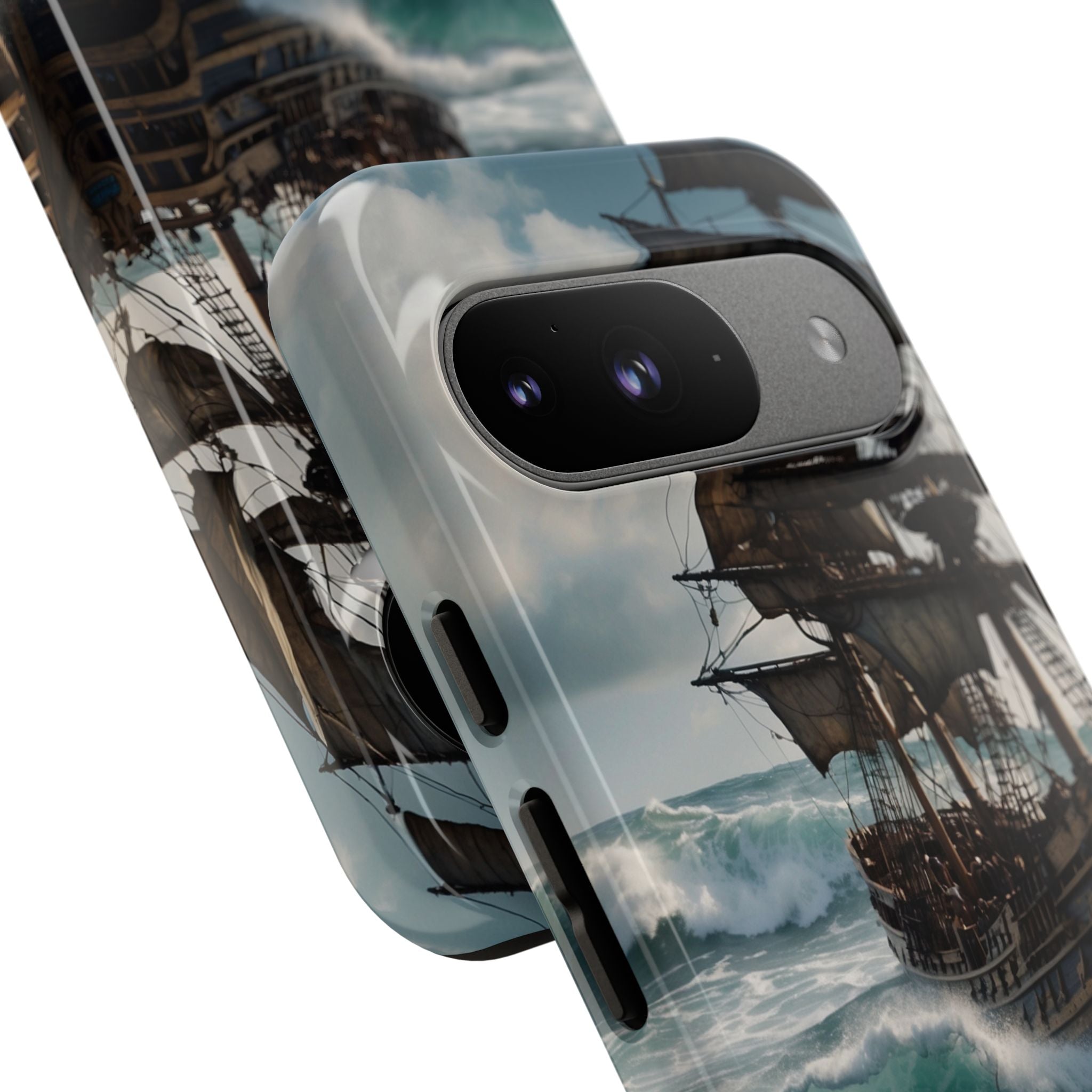 Ship Faces Waves - Google Pixel Case