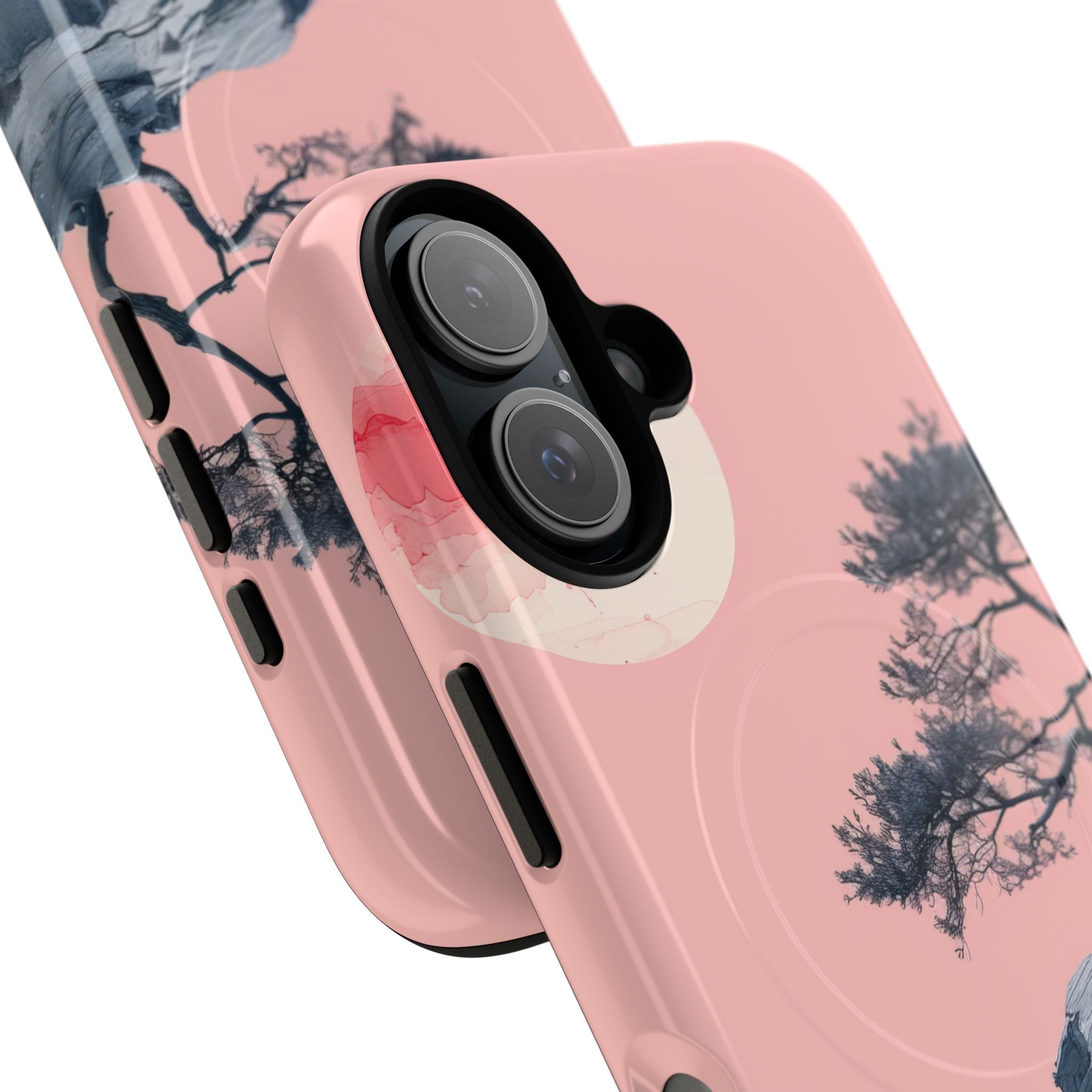 Crimson Moon Tree iPhone 16 Case - Tough+