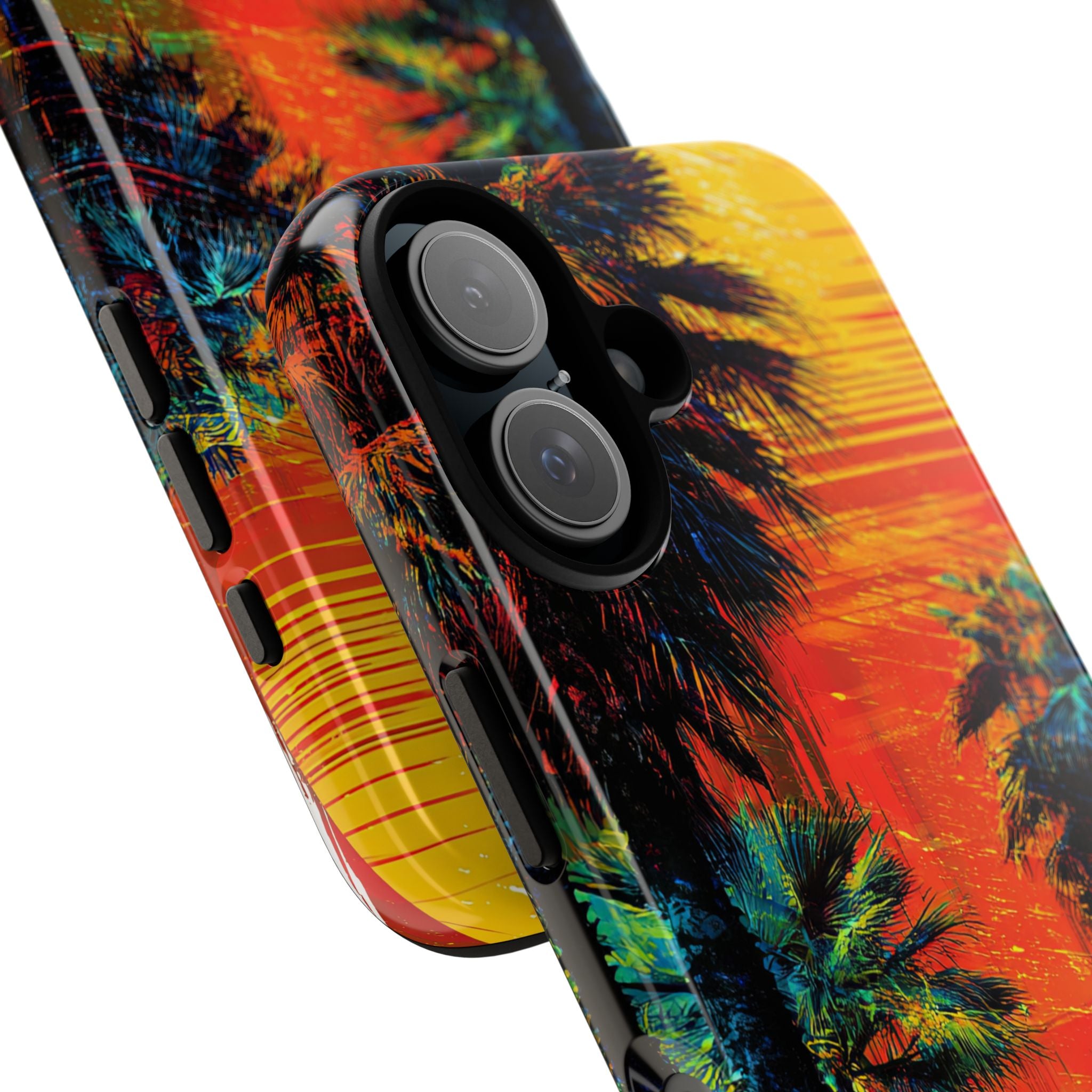 Tropical Sunburst iPhone 16 Plus Case - Tough