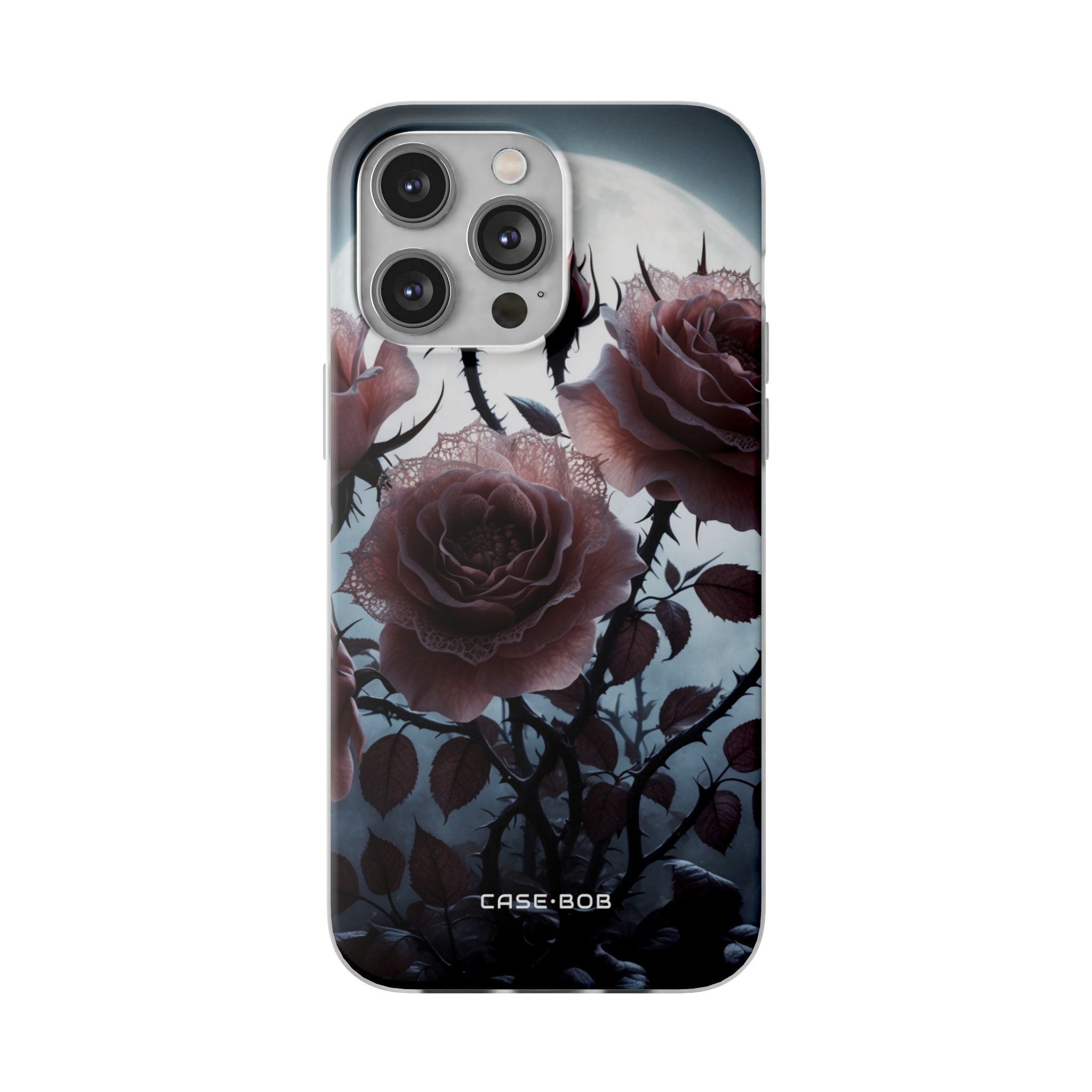 Luminous Rose Thorns iPhone 14 Pro Max Case - Soft