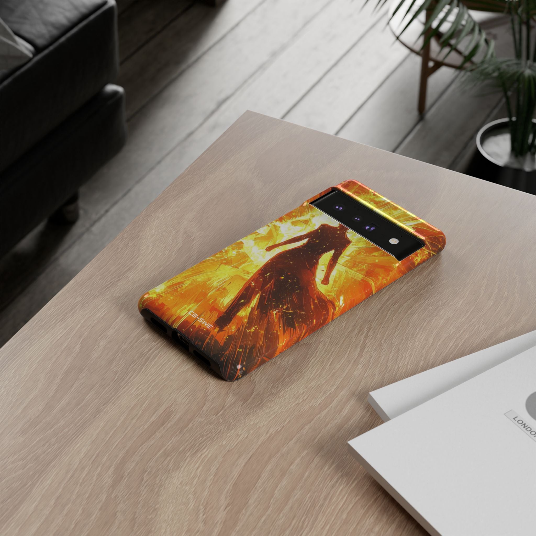 Fiery Energy Erupts - Google Pixel Case