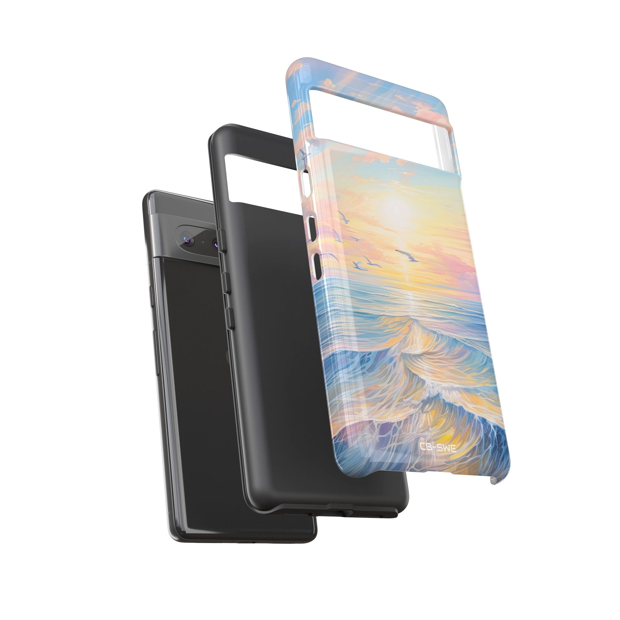 Gentle Waves Embrace - Google Pixel Case