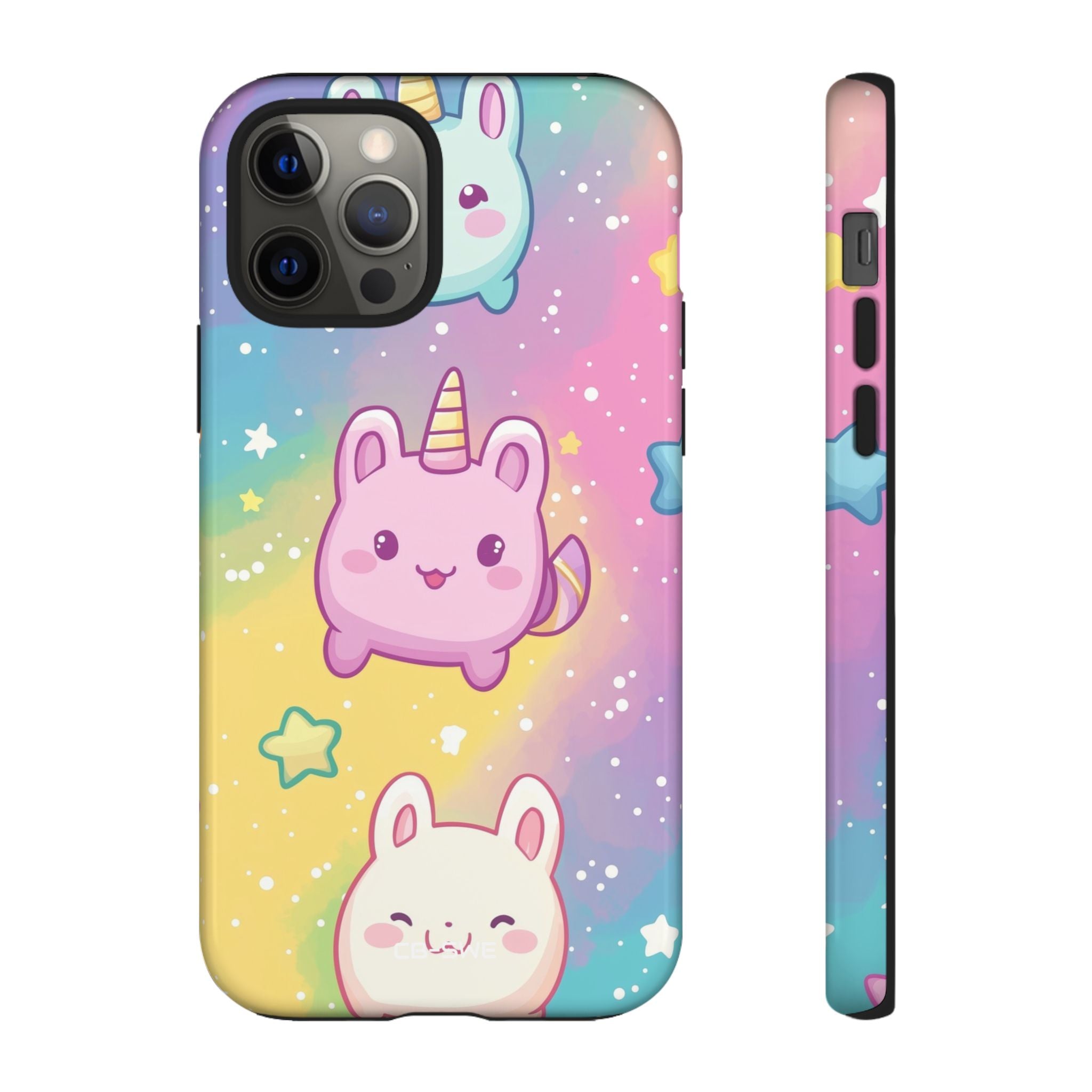 Bunnies Dance Under Stars - iPhone Case