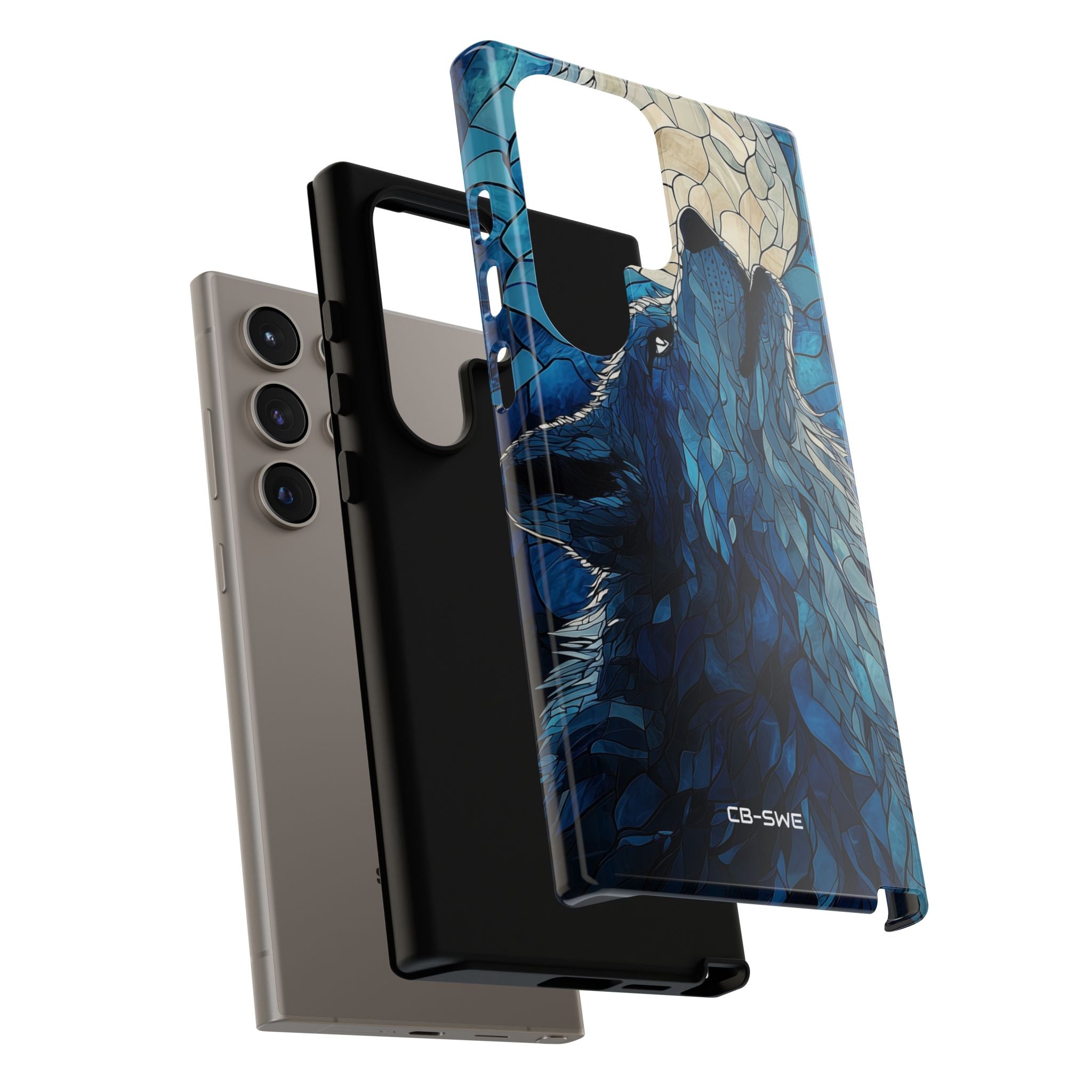 Wolf Howls Moonlight - Samsung Case