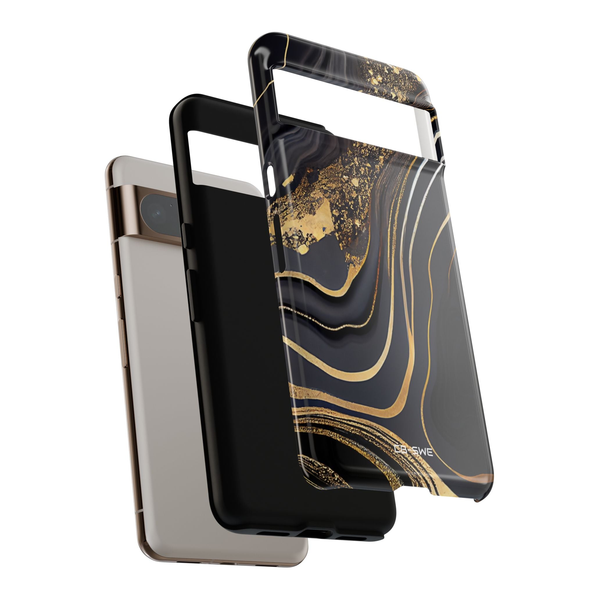 Elegant Gold Streams - Google Pixel Case