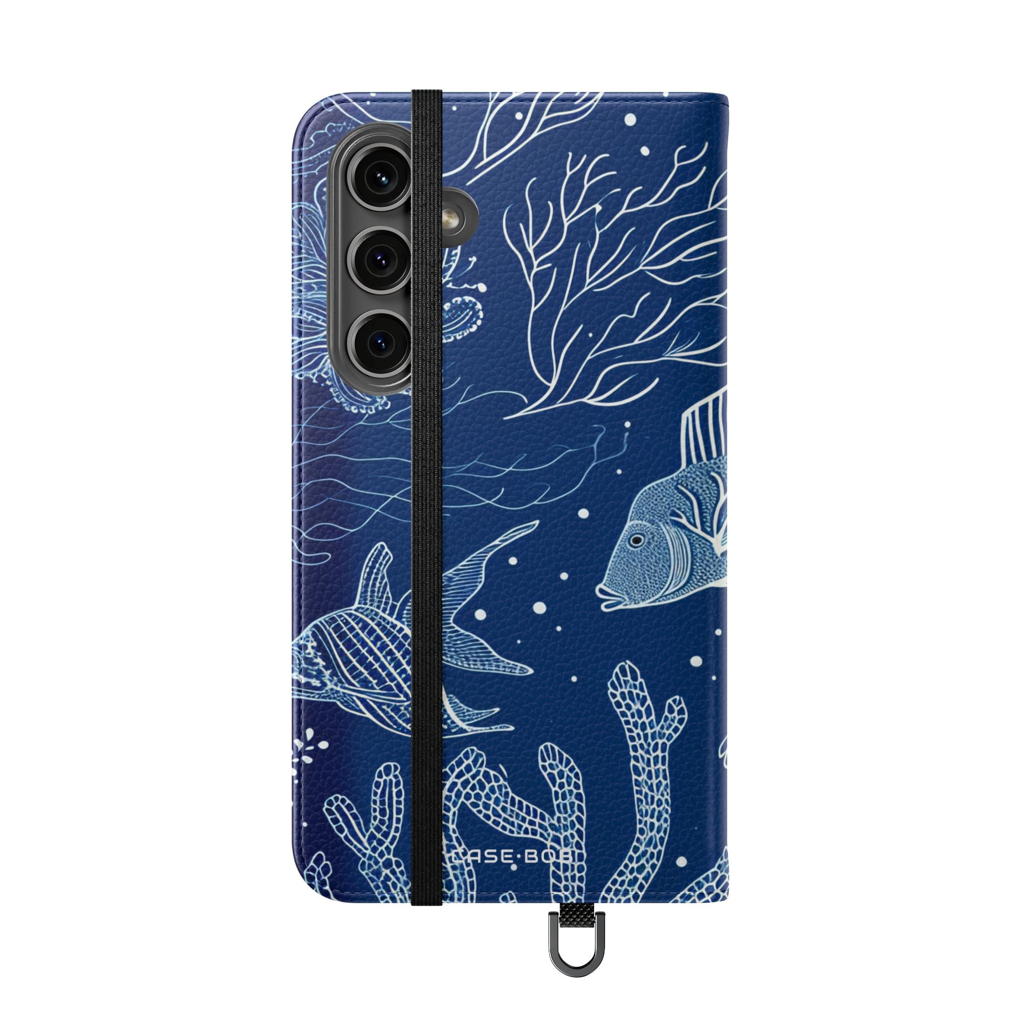 Blue Scale Reef - Samsung S24 Plus Case - Wallet