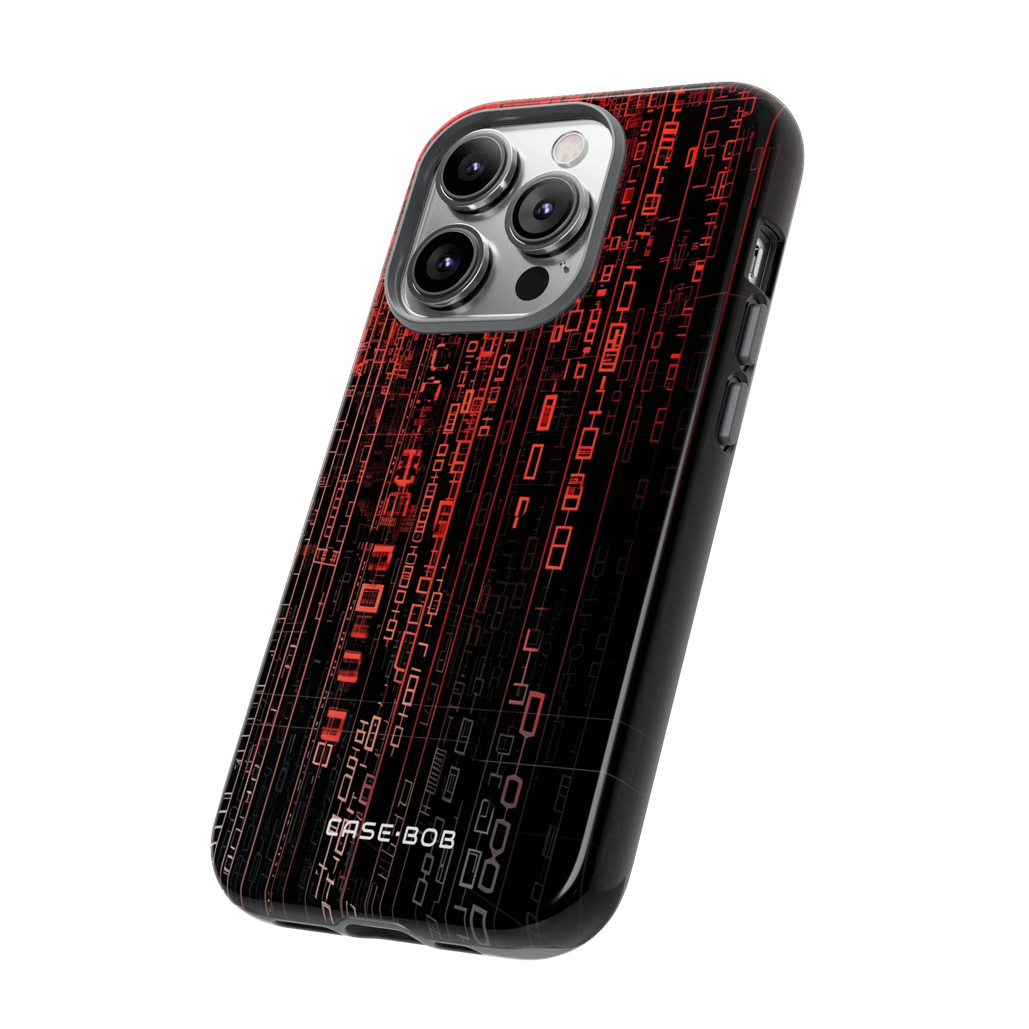 Crimson Glyphs iPhone 14 Pro Case - Tough