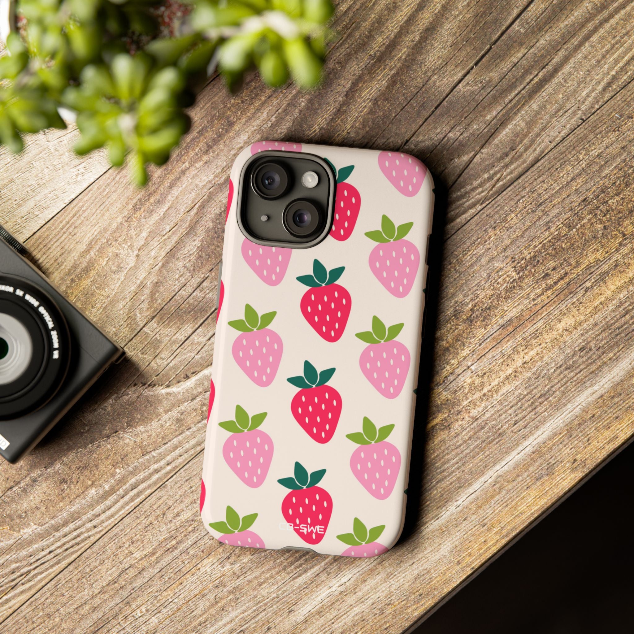 Vibrant Strawberry Rhythm - iPhone Case