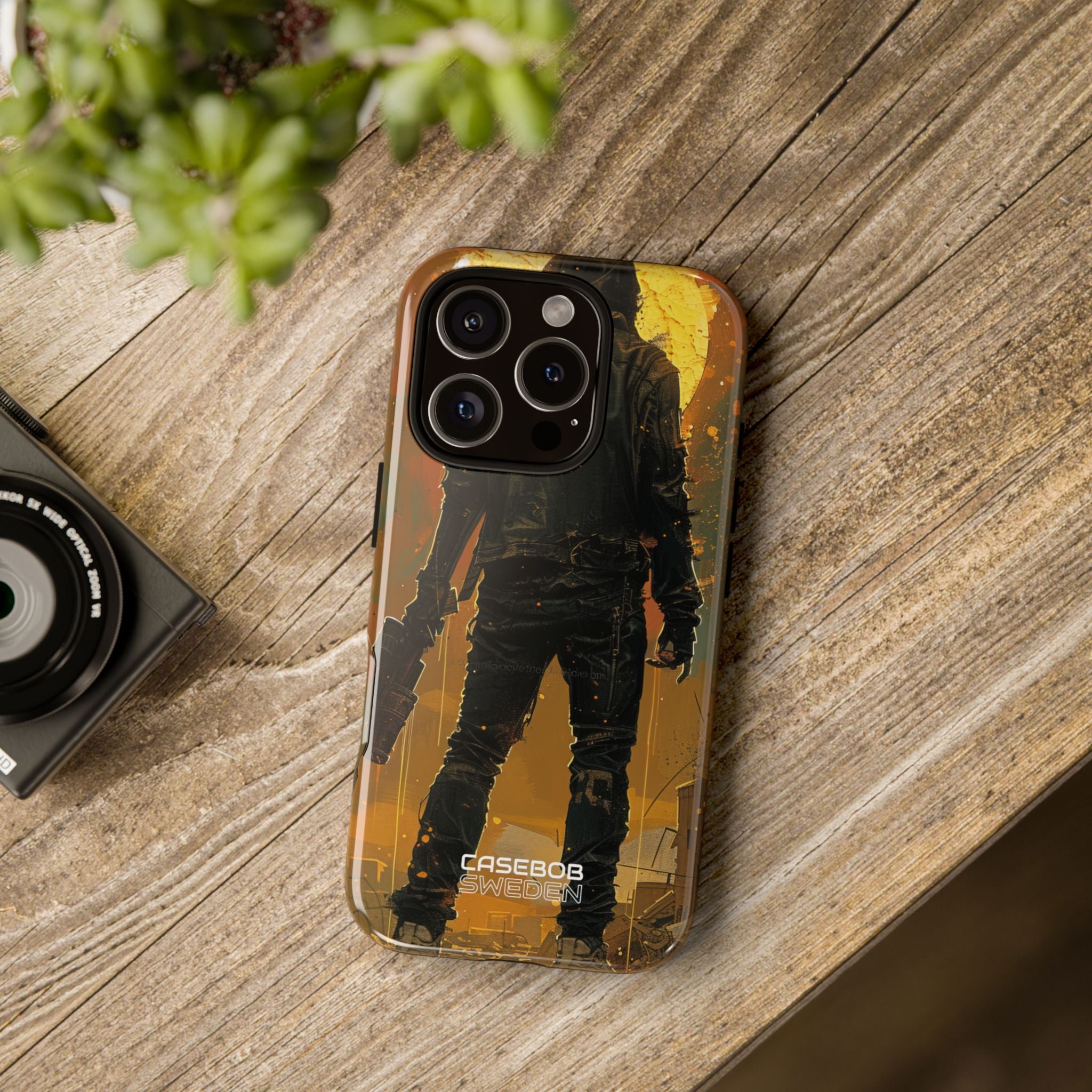 Crimson Fallout Horizon iPhone 16 - Tough