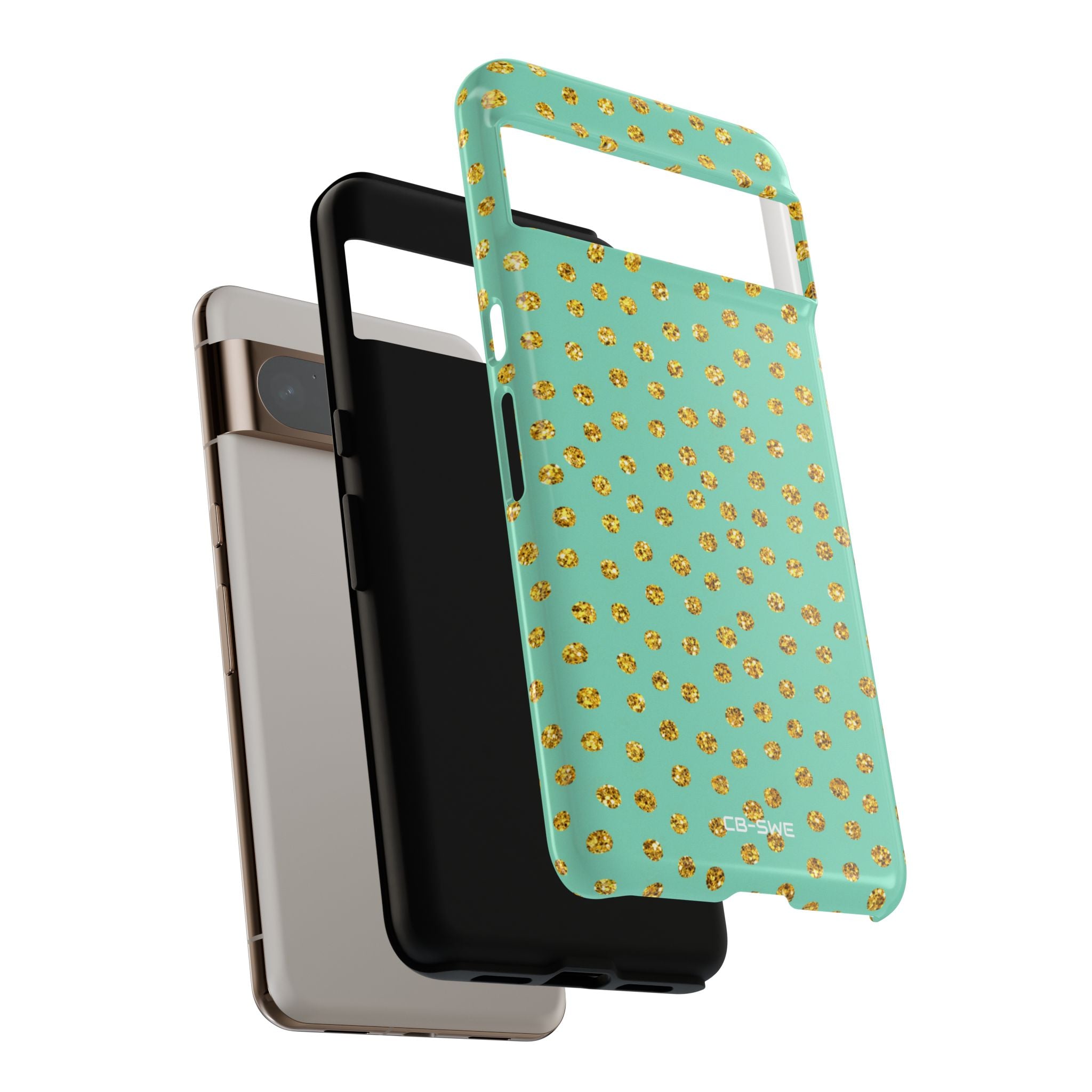 Golden Dots Dance - Google Pixel Case