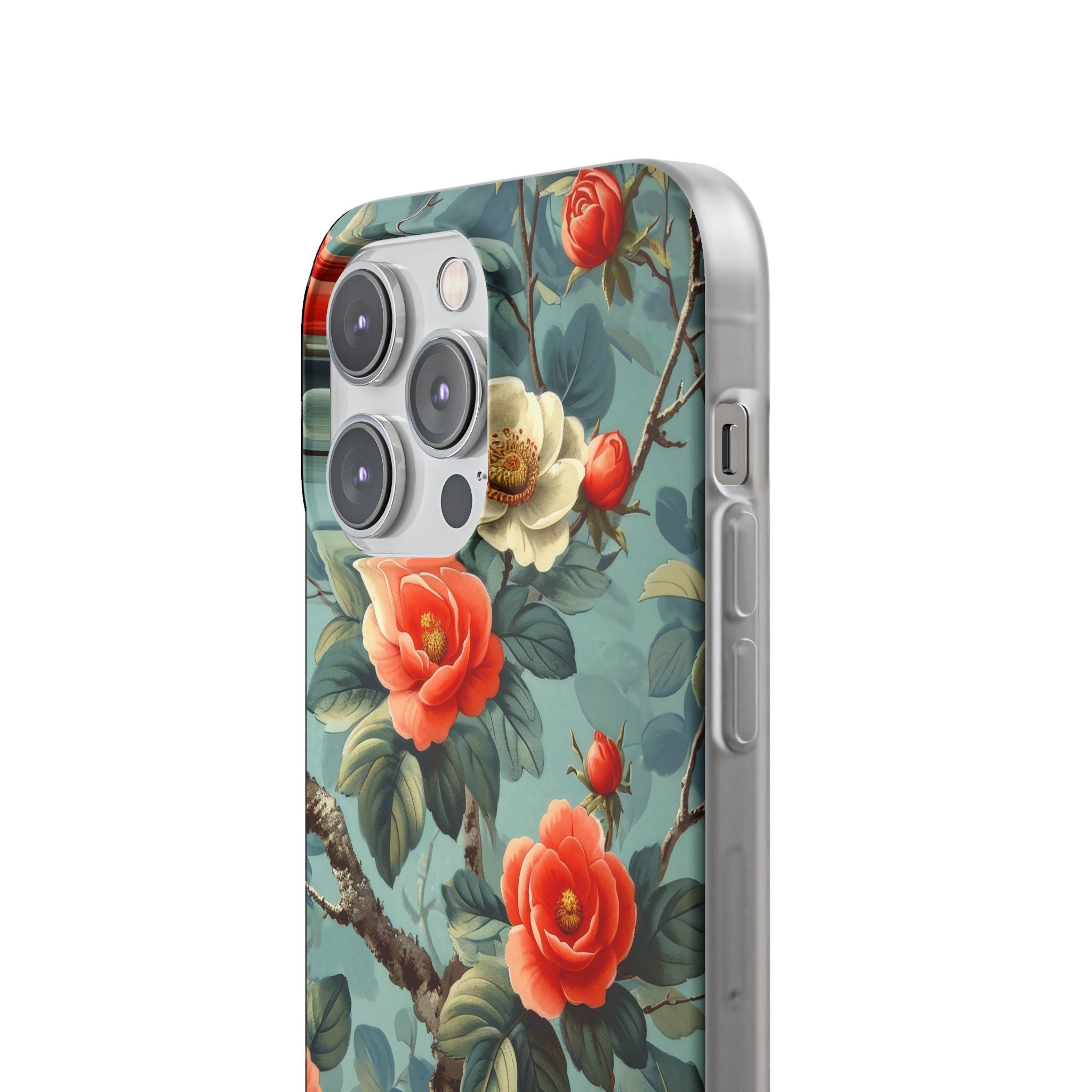 Coral Bloom iPhone 14 Pro Max Case - Soft