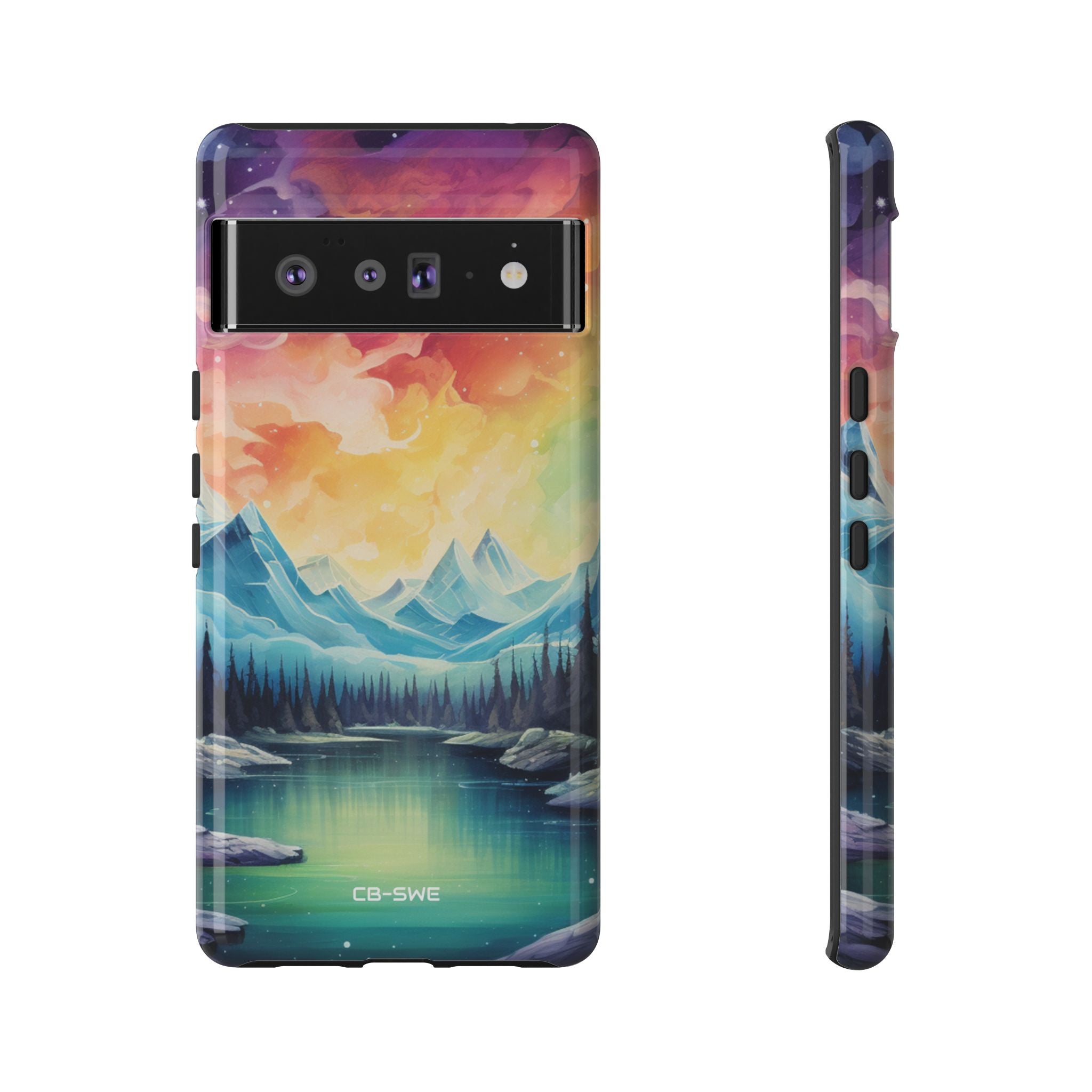 Mystical Mountain Sunset - Google Pixel Case