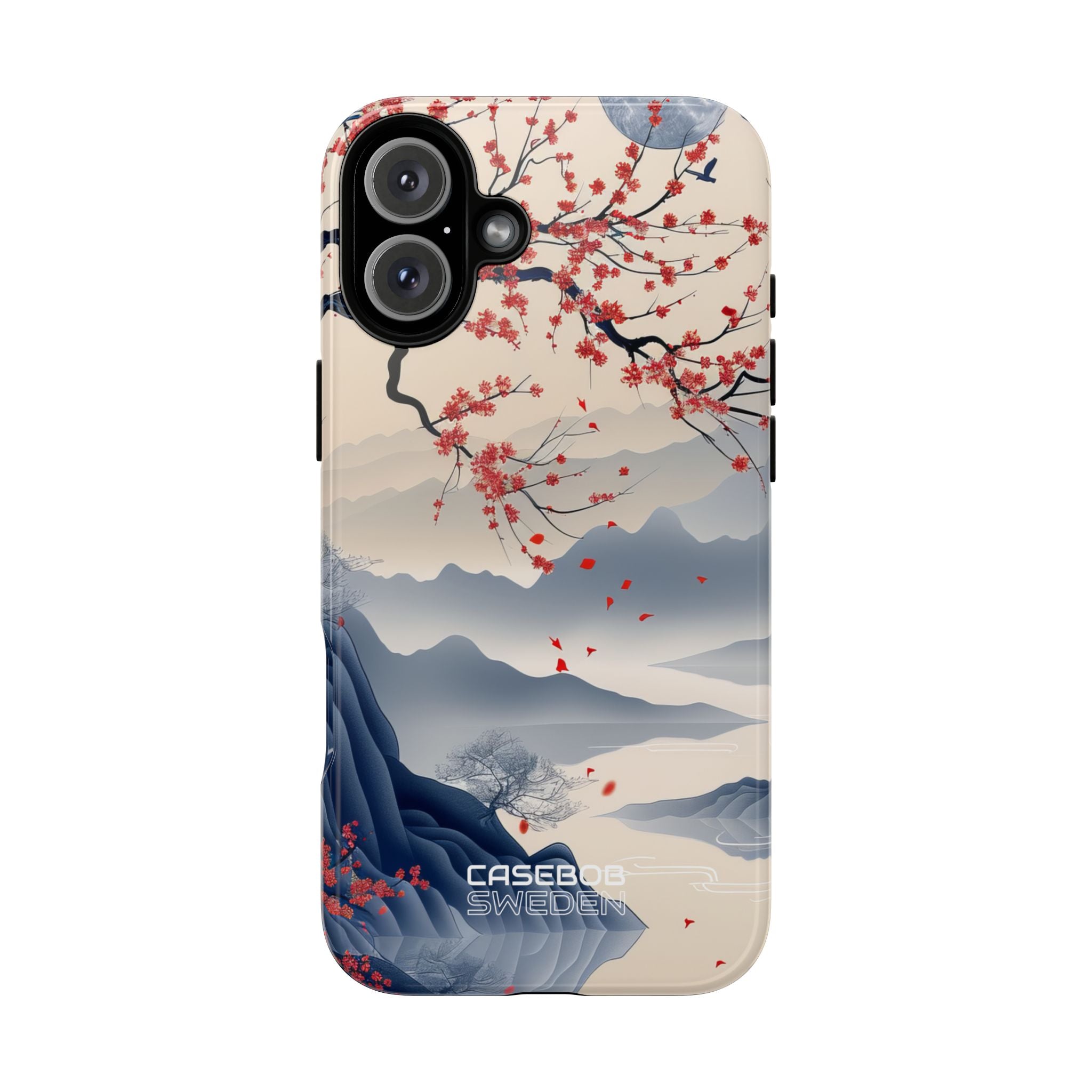 Moonlit Blossom Flight iPhone 16 – Tough