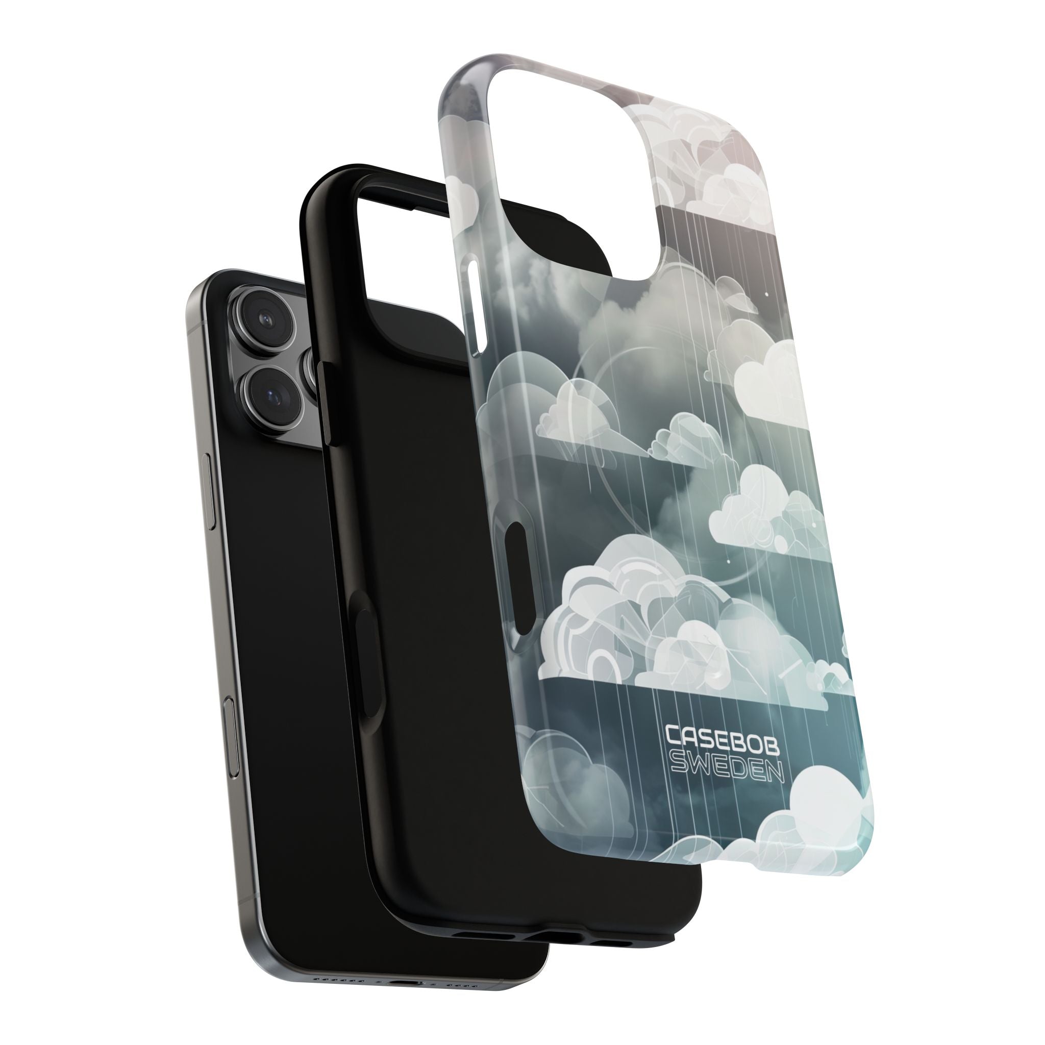 Silver Dream Clouds iPhone 16 - Tough+