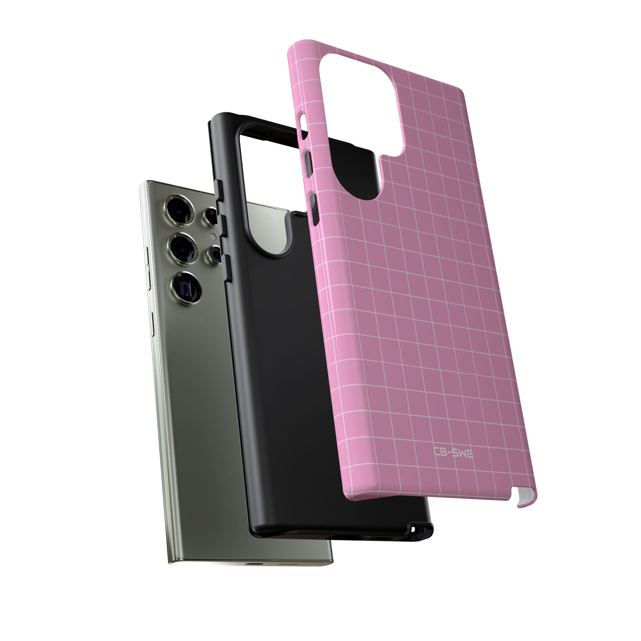 Pink Squares Align - Samsung Case