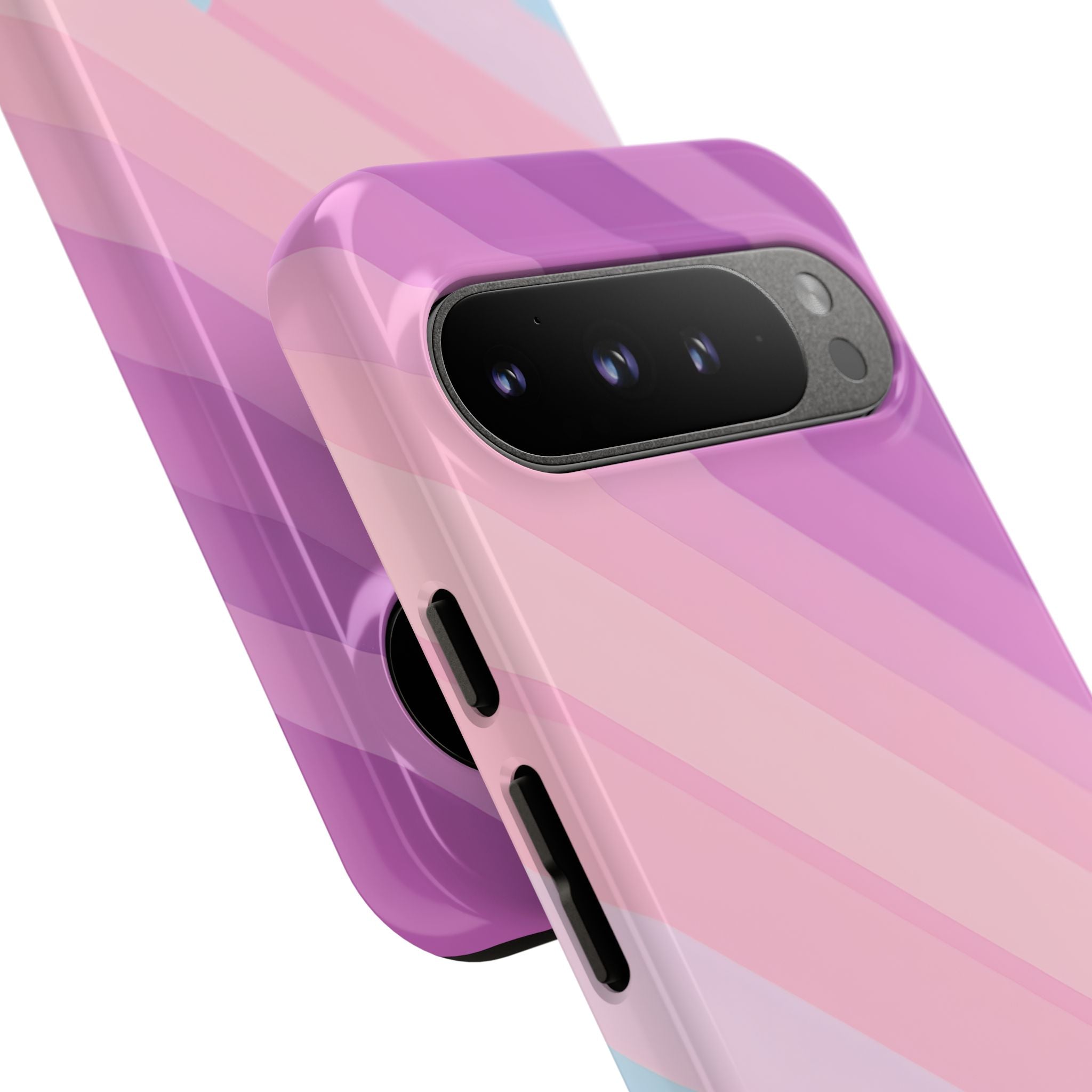 Pink Blue Gradient Layers Google Pixel 9 - Tough