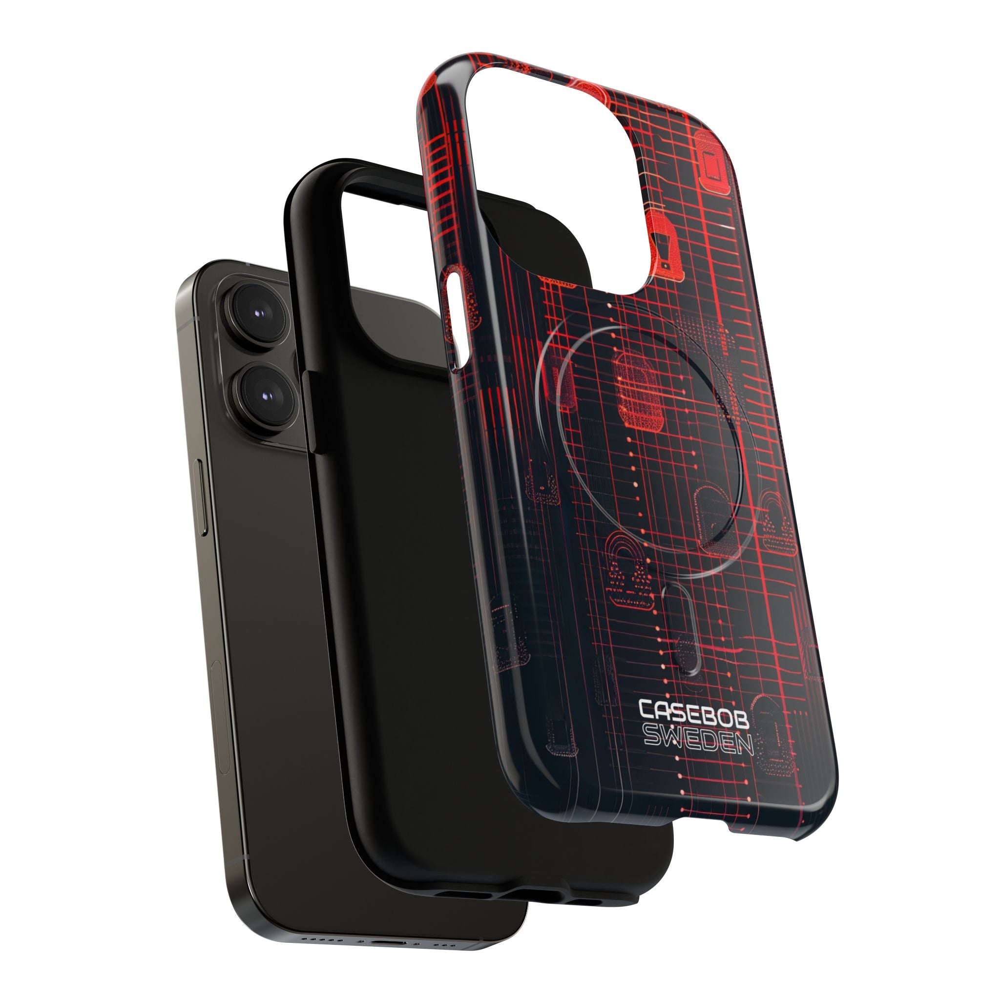 Cyber Locks Grid iPhone 14 - Tough+