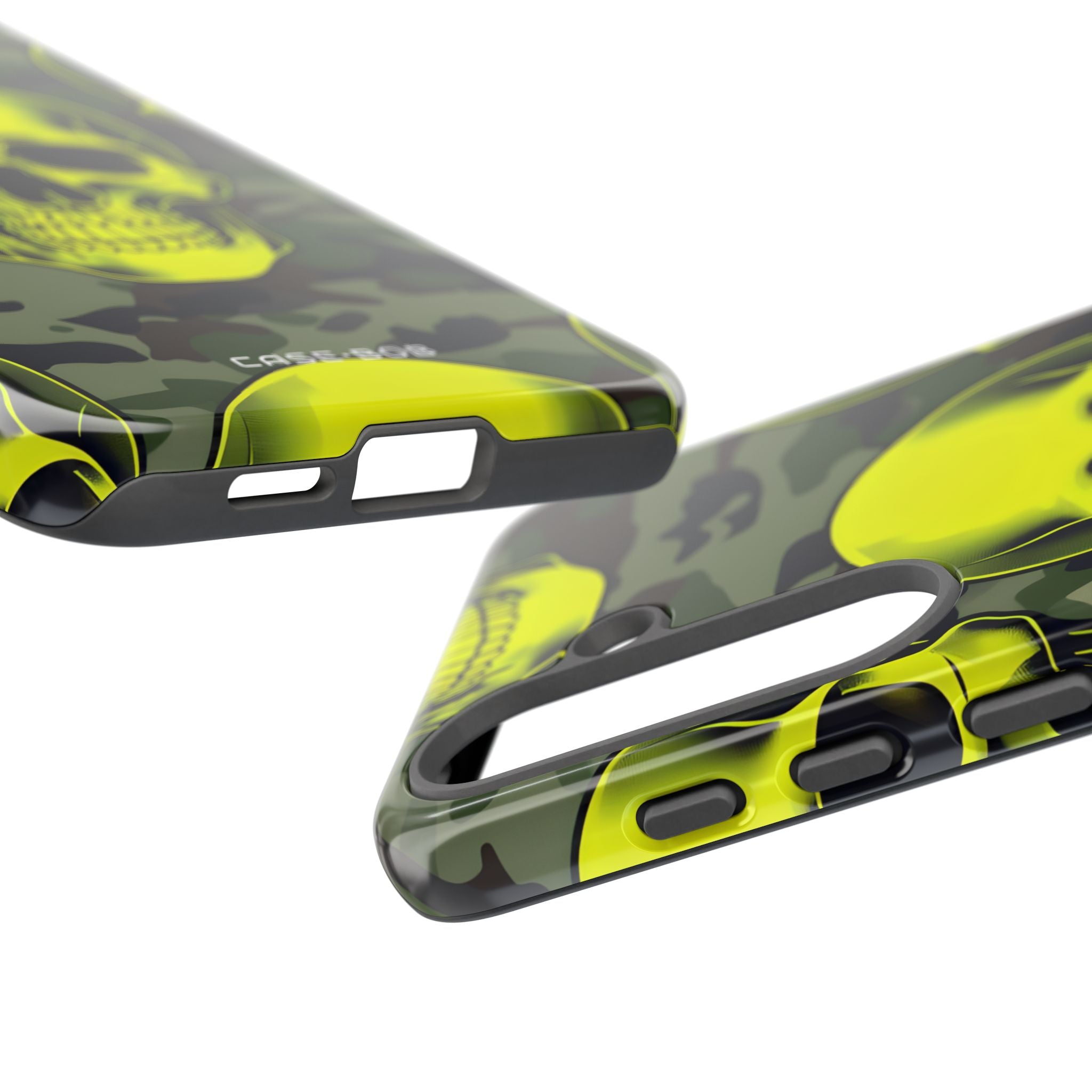 Neon Skull Camo Samsung S25 Plus Case - Tough